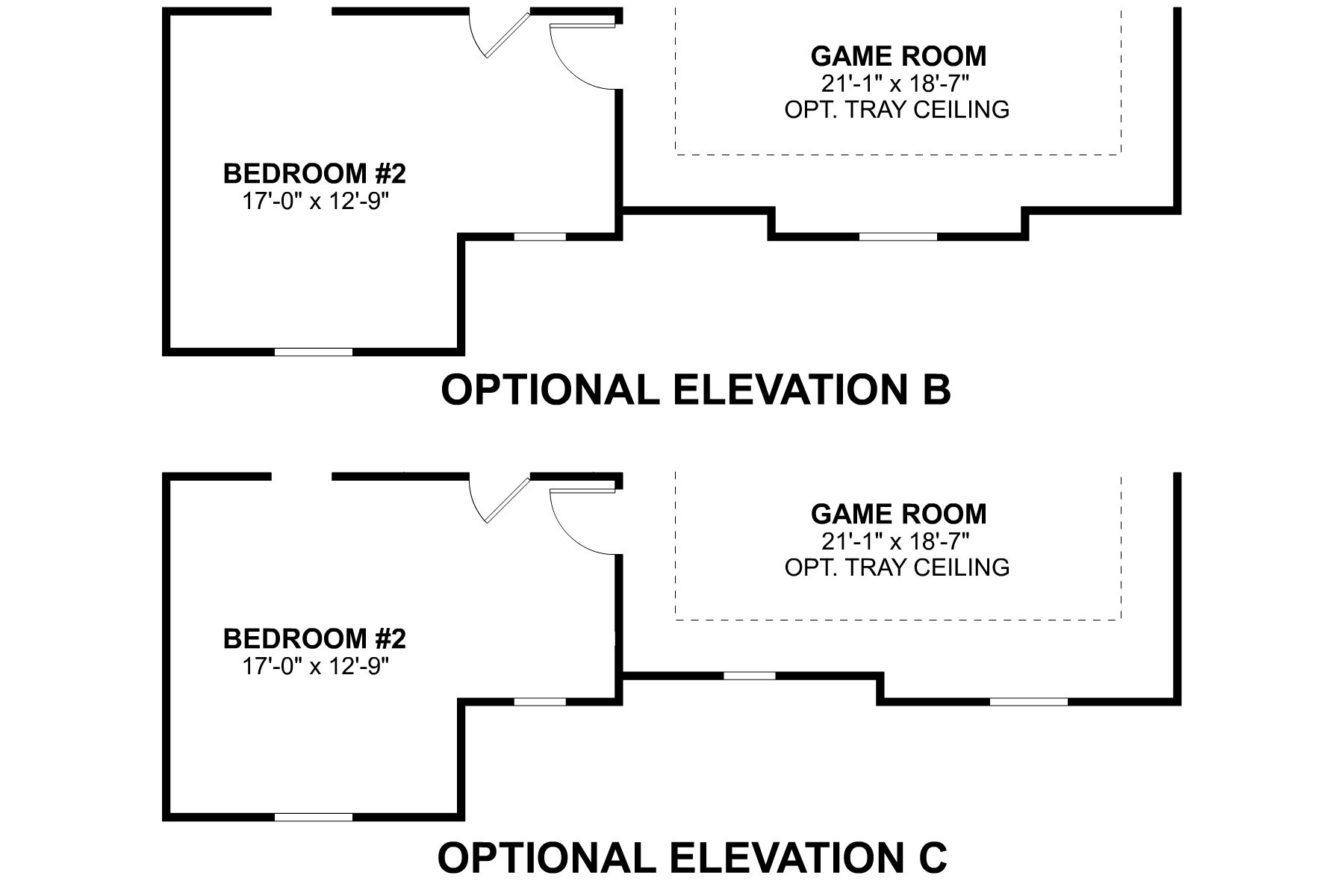 Sycamore Second Floor Options