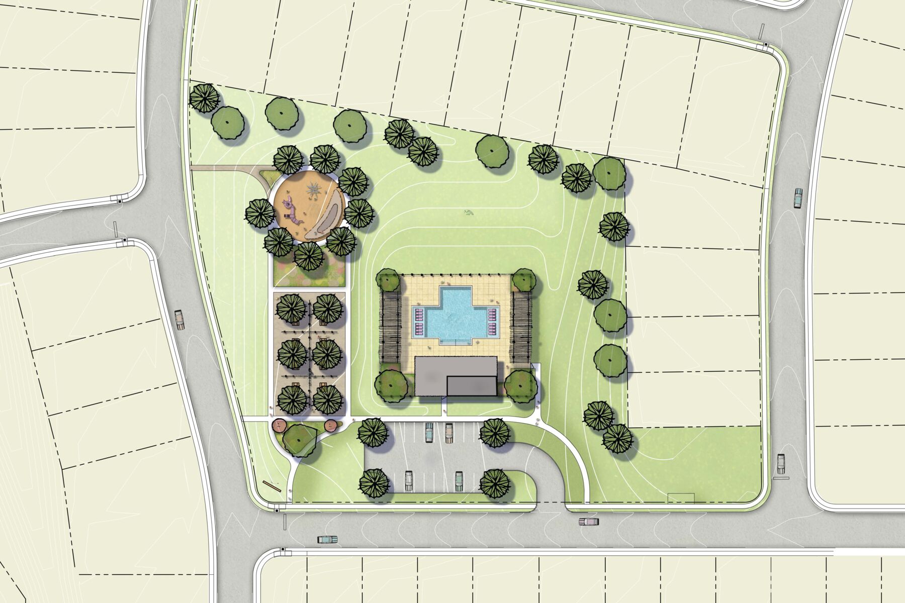 Willow Springs Amenity Center Rendering
