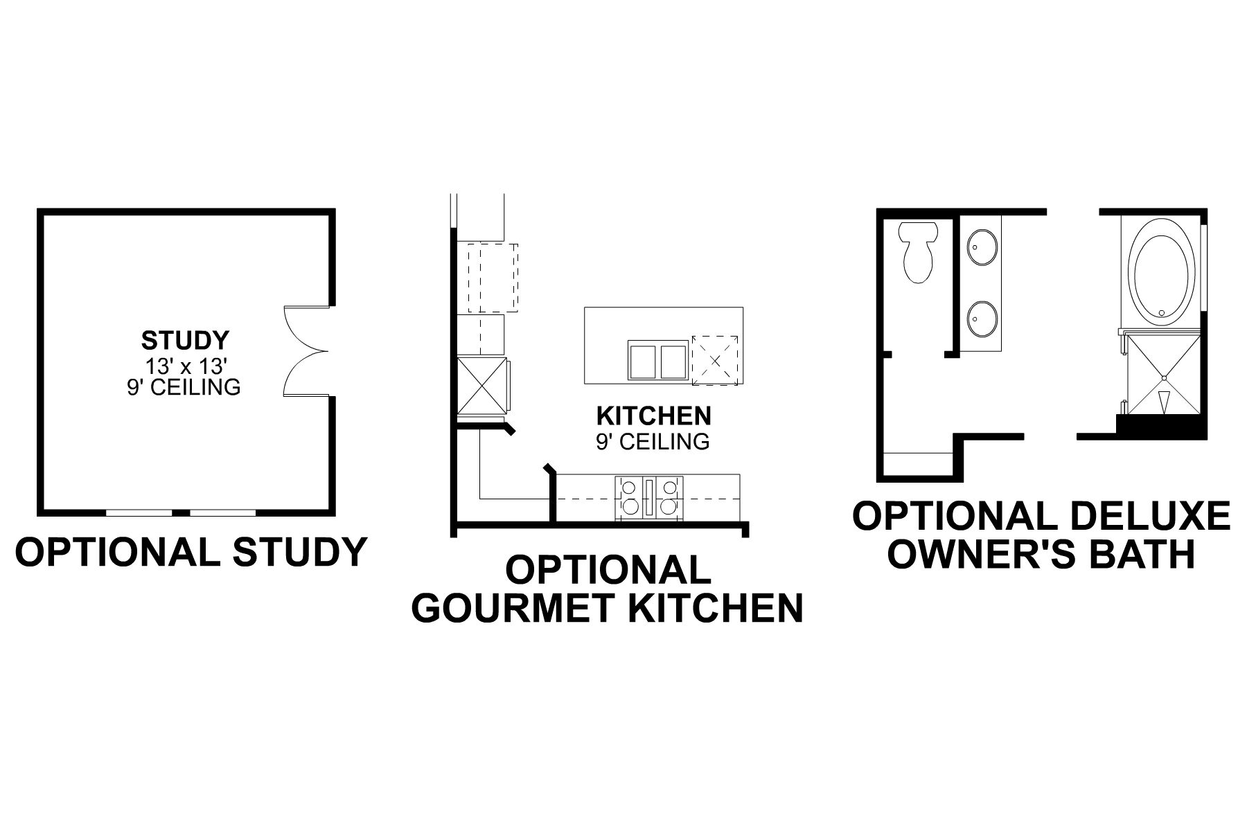 Whitley First Floor Options