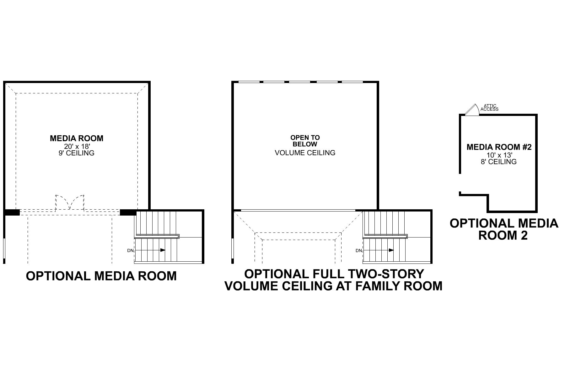 Frontier Second Floor Options