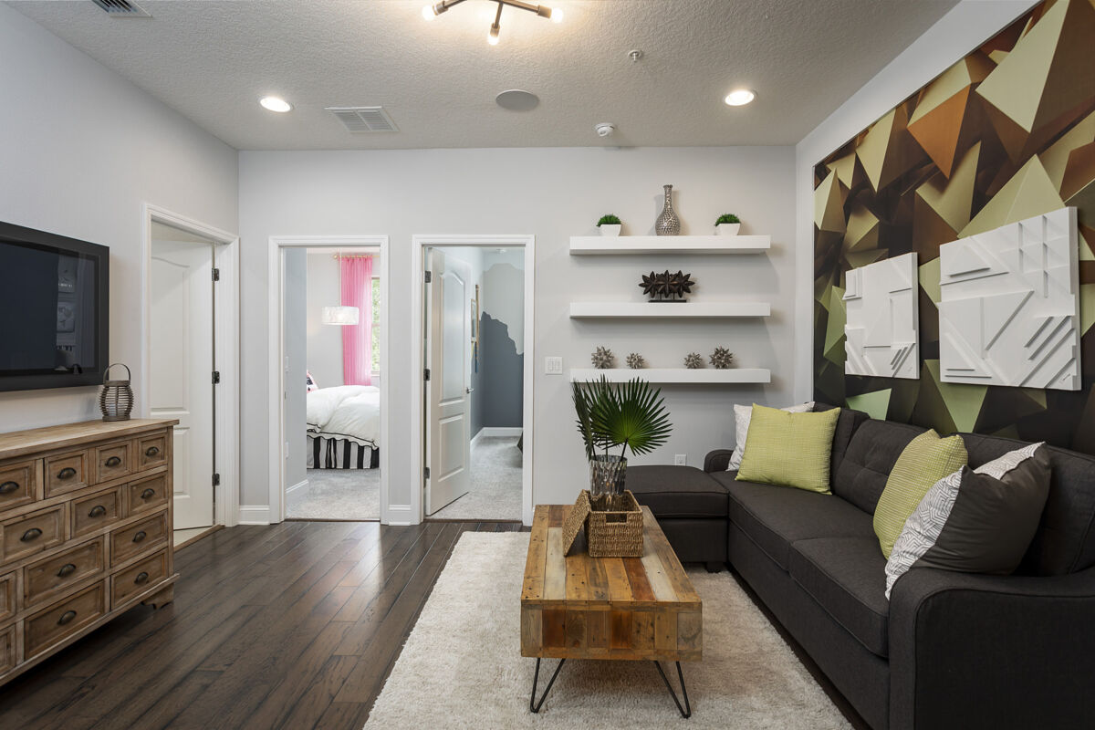 Towns at White Cedar Living Room