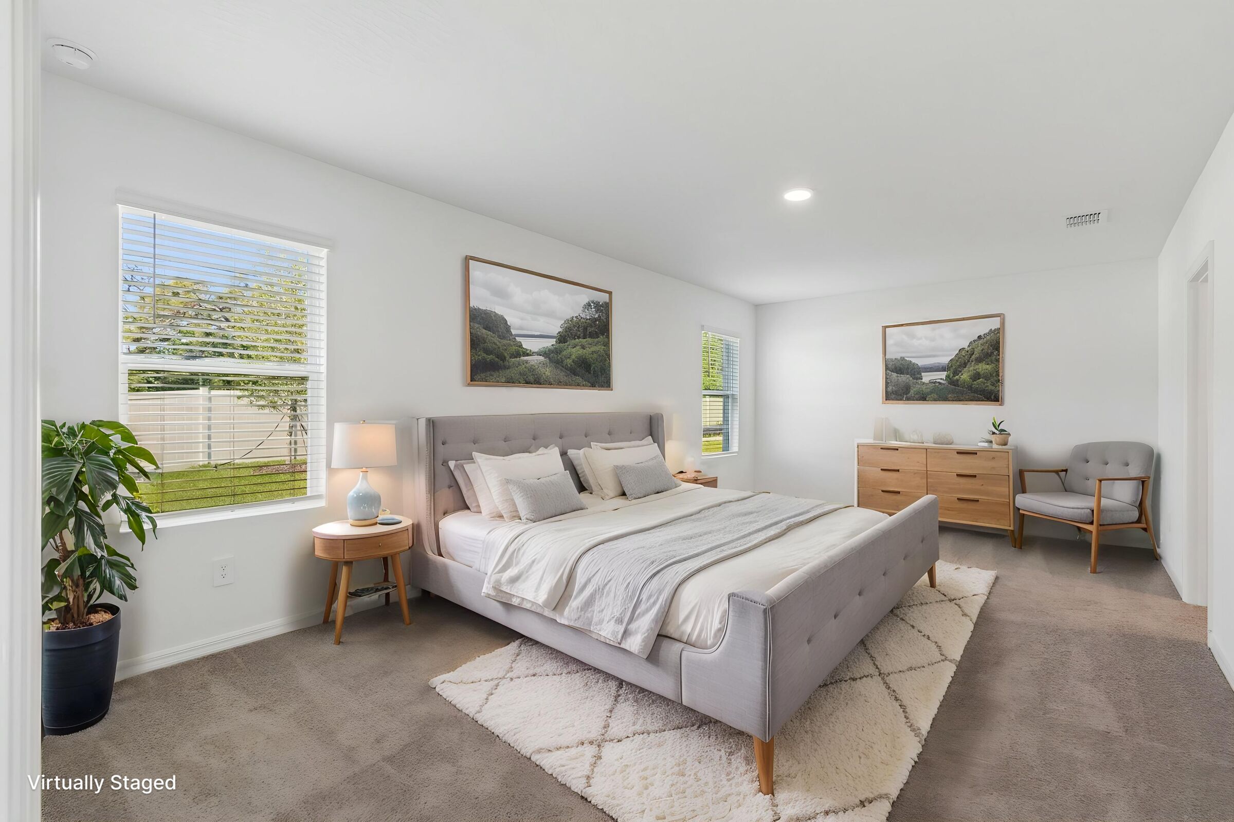Owner's Bedroom - Virtually Staged