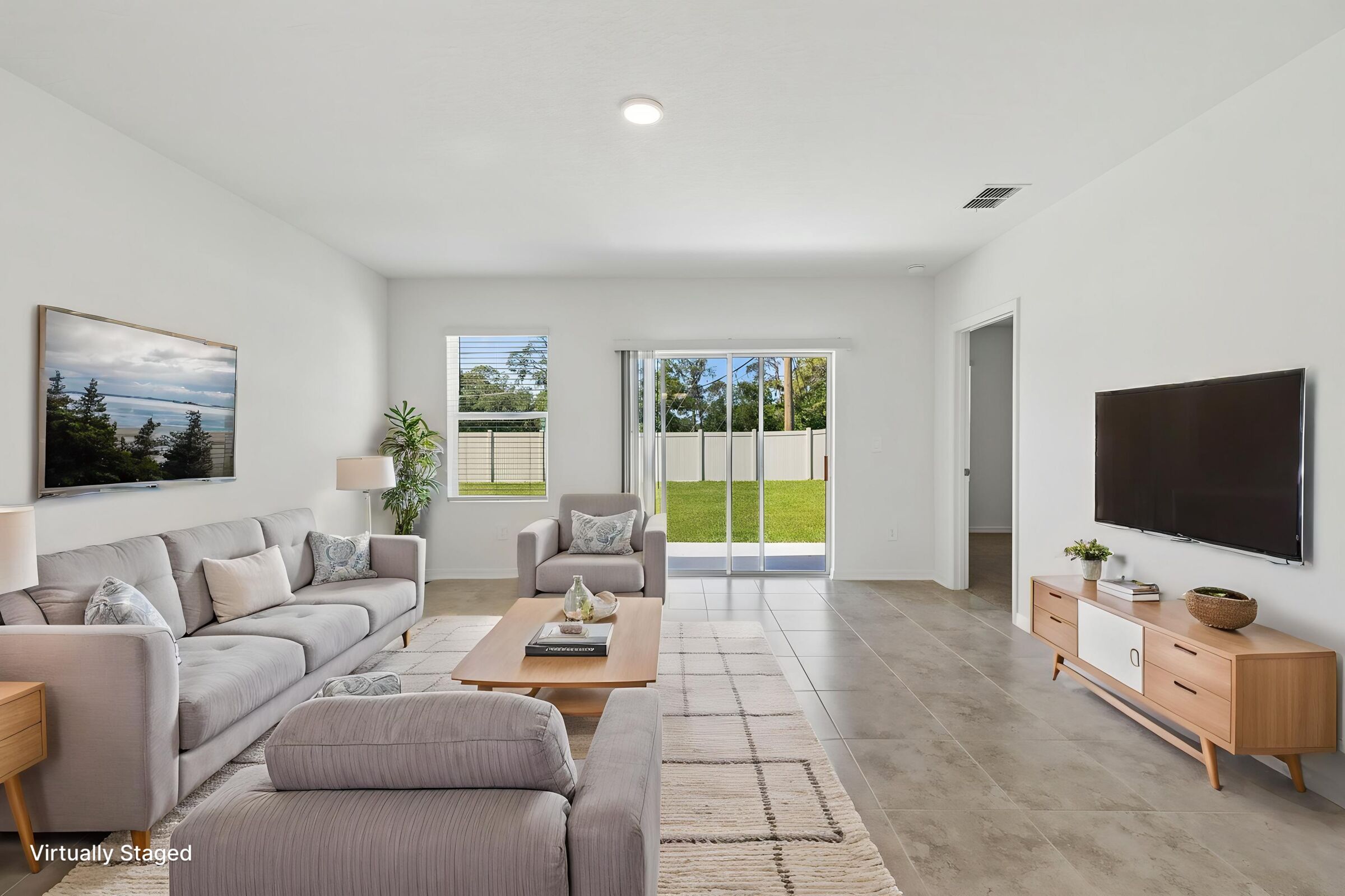 Family Room - Virtually Staged