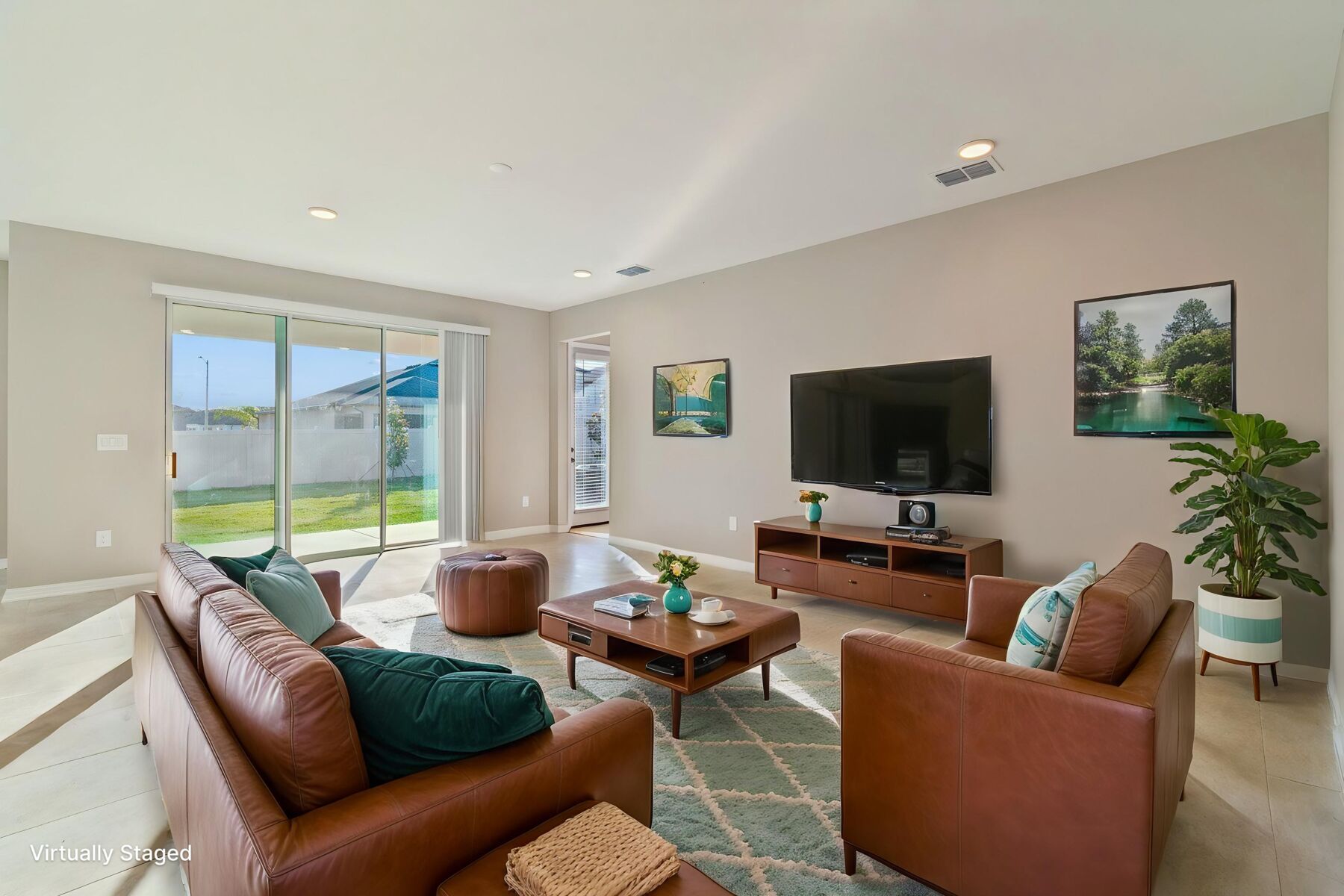 Family Room - Virtually Staged