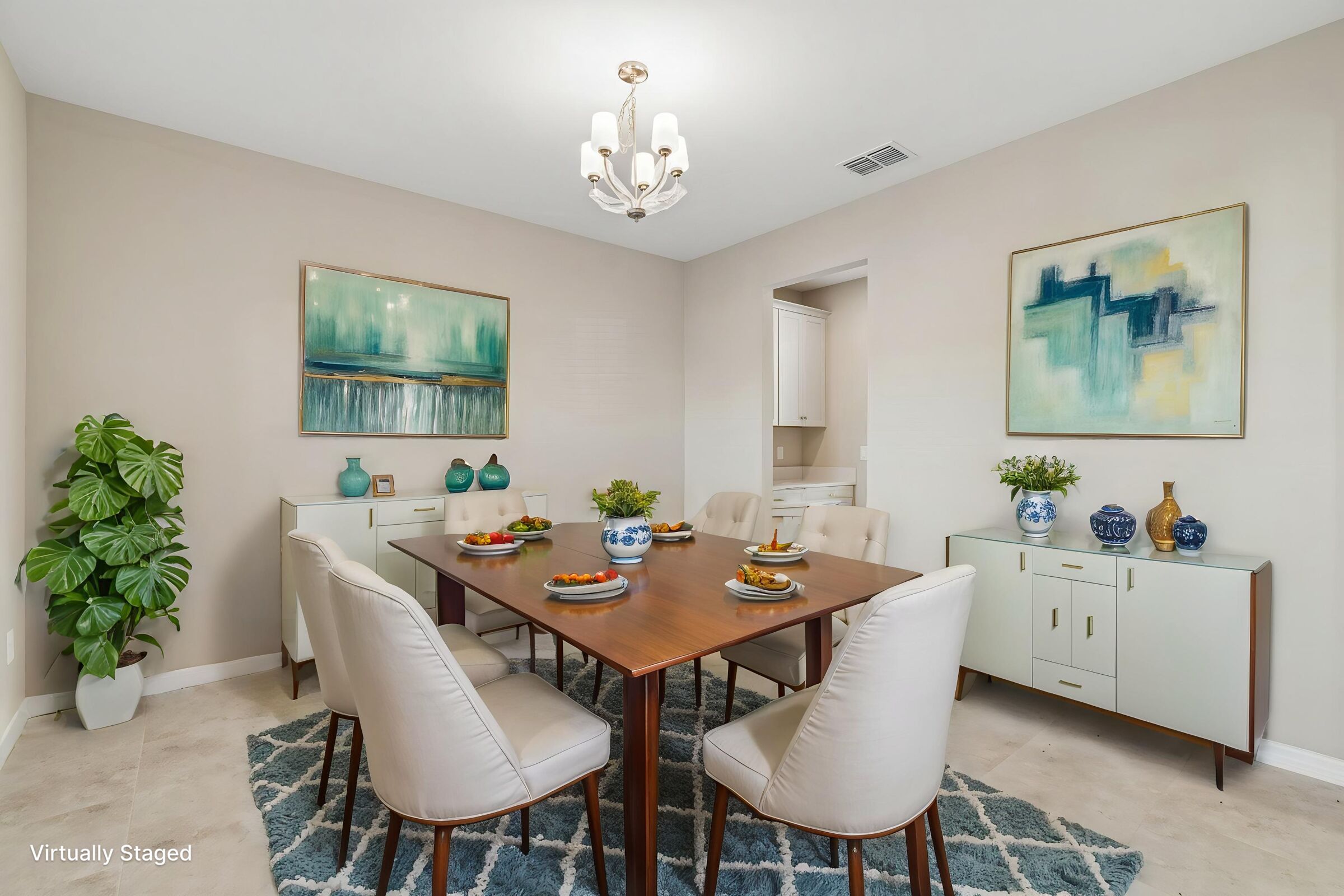 Dining Room - Virtually Staged