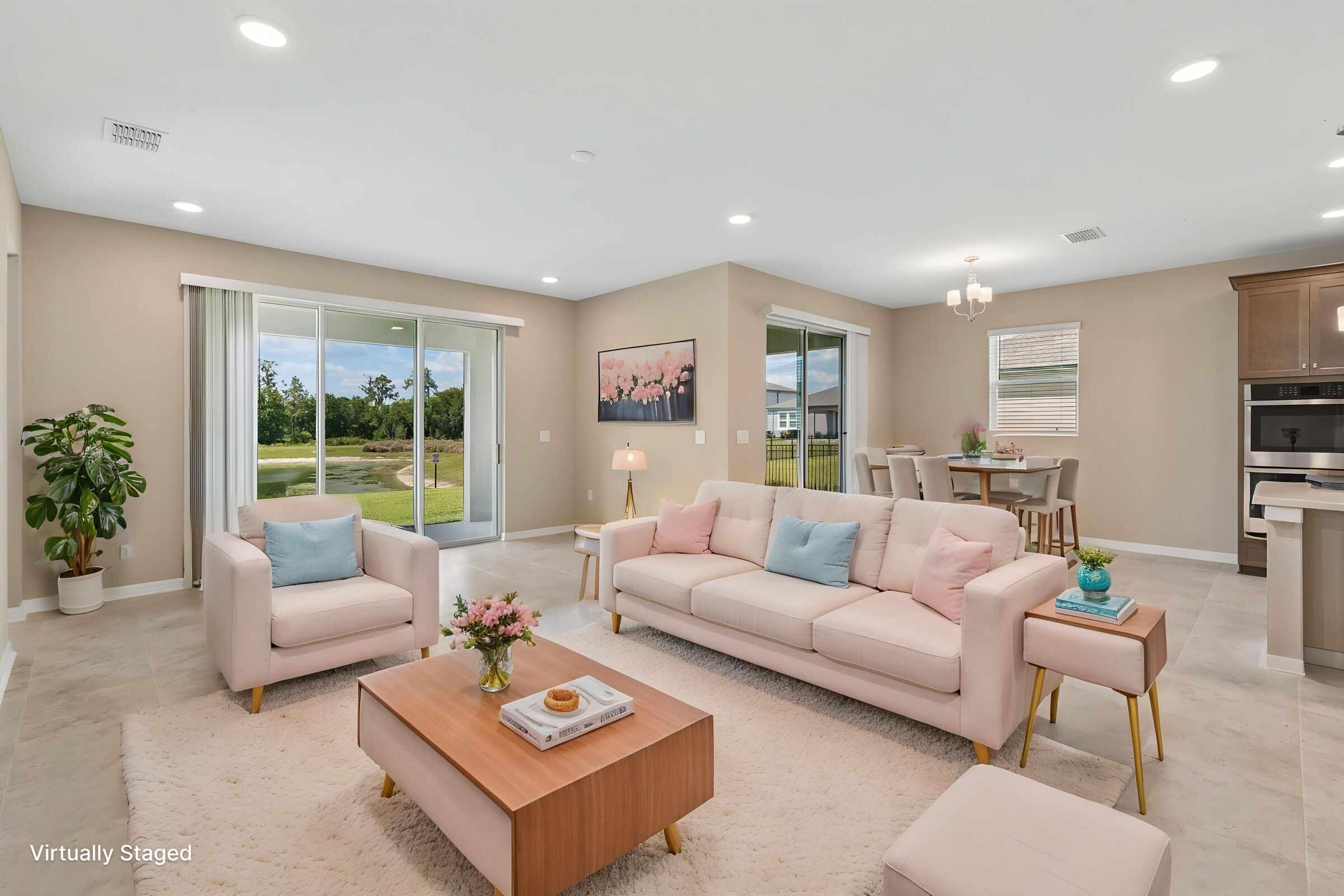 Family Room - Virtually Staged