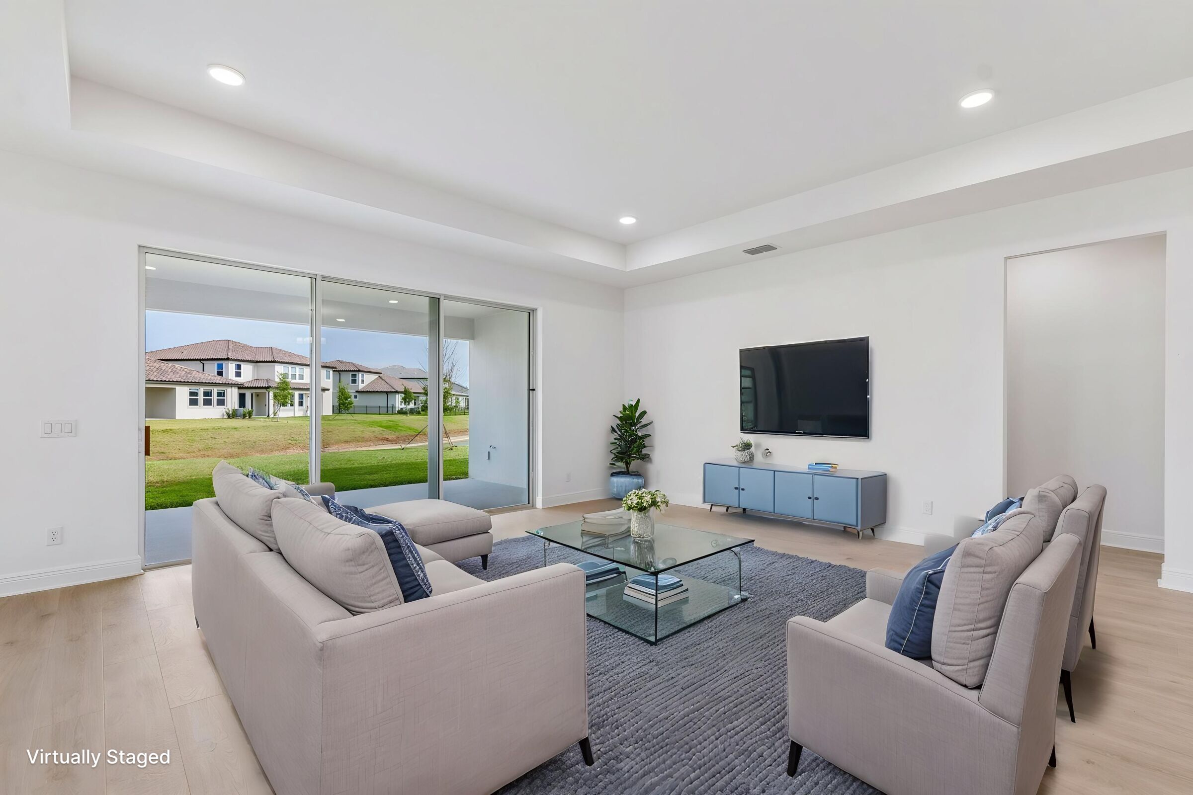 Great Room - Virtually Staged