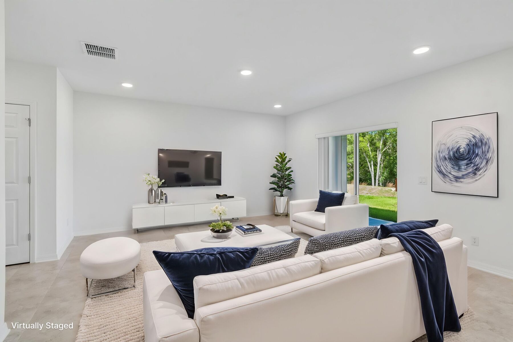 Family Room - Virtually Staged