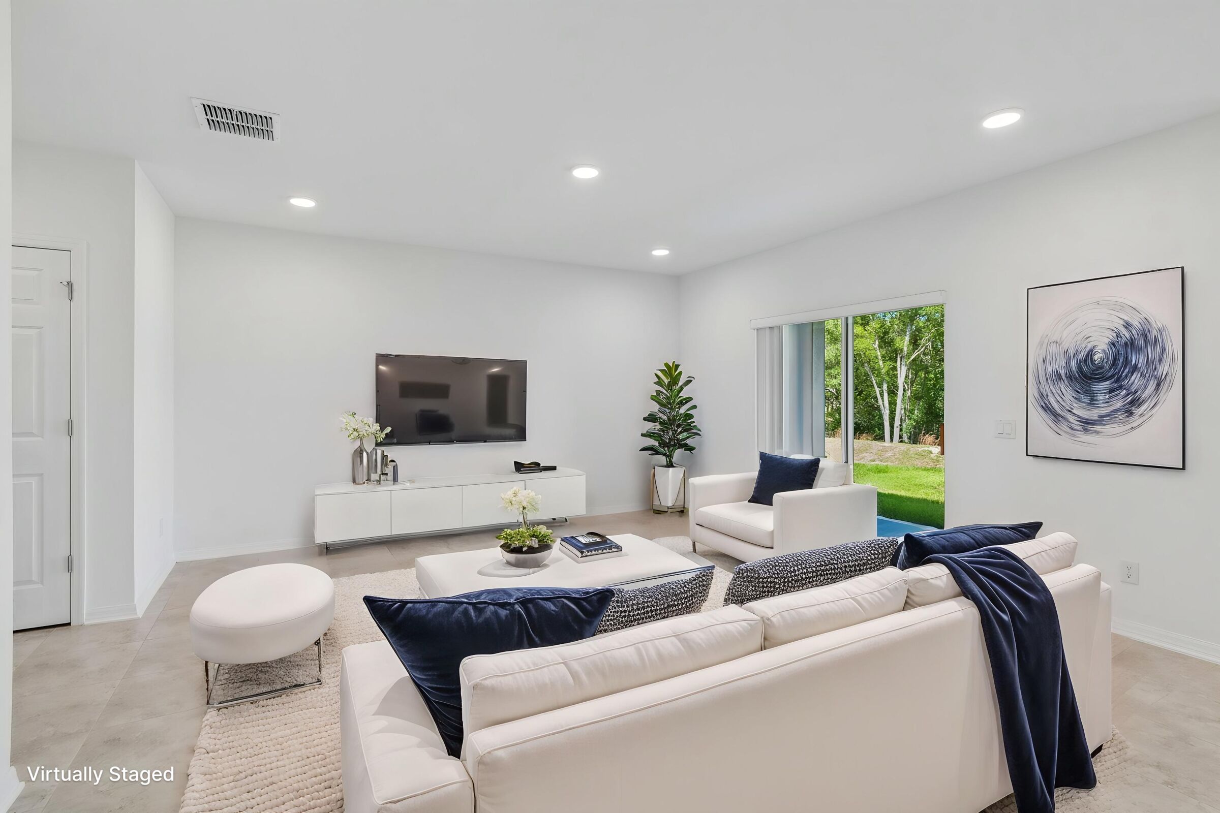 Family Room - Virtually Staged - Representational Photo