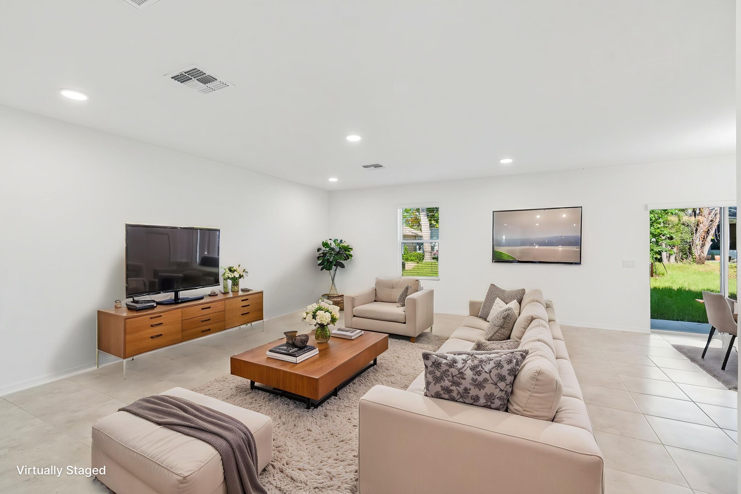 Family Room - Virtually Staged