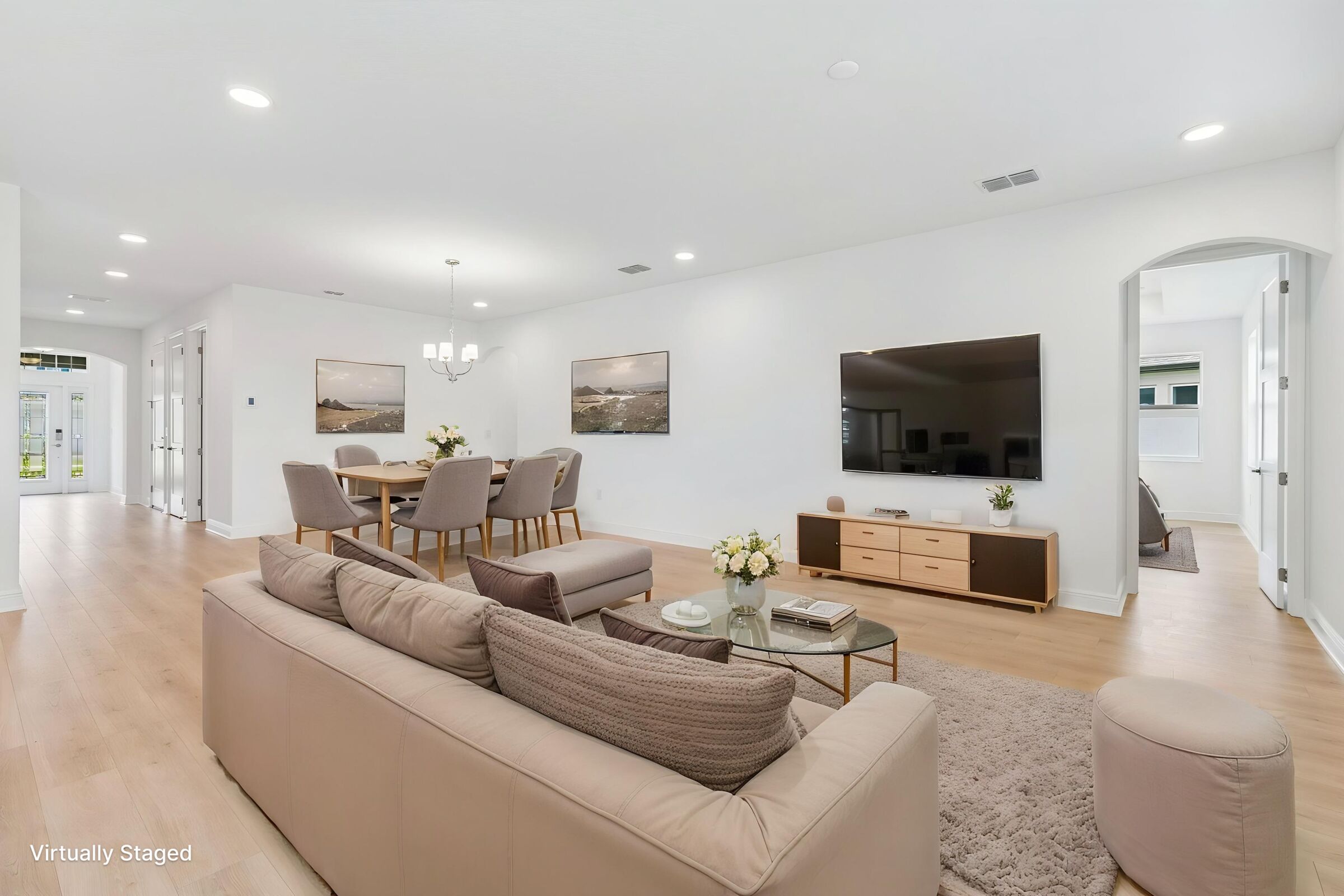 Family Room - Virtually Staged