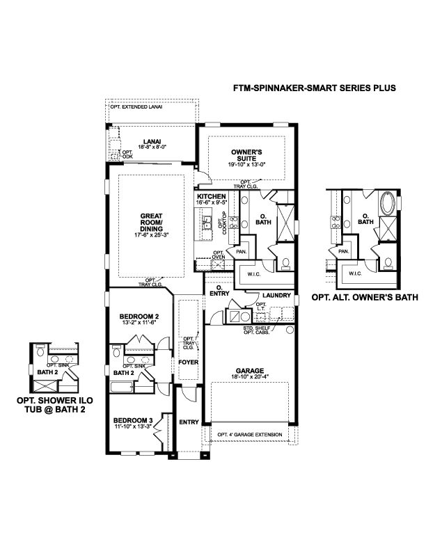 Spinnaker Floorplan