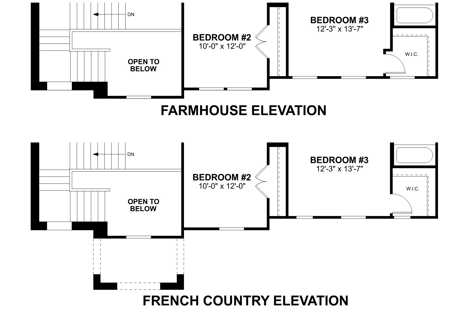 Davenport Second Floor Options