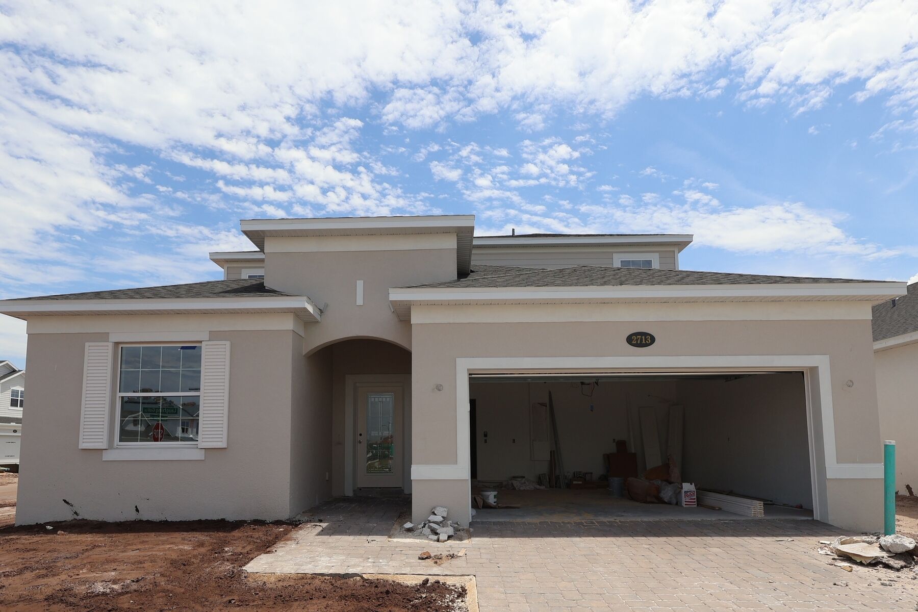 This home — photograph published by the builder