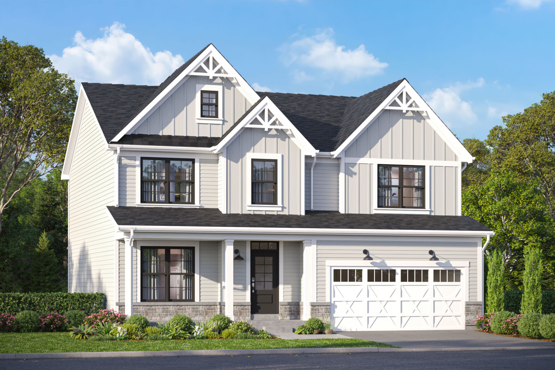 Dunbar Urban Farmhouse Elevation 