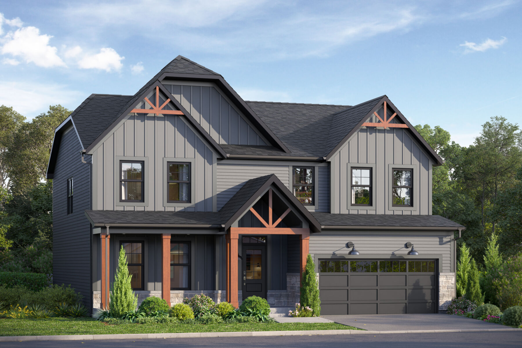 Fairchild Elevation Rustic Farmhouse