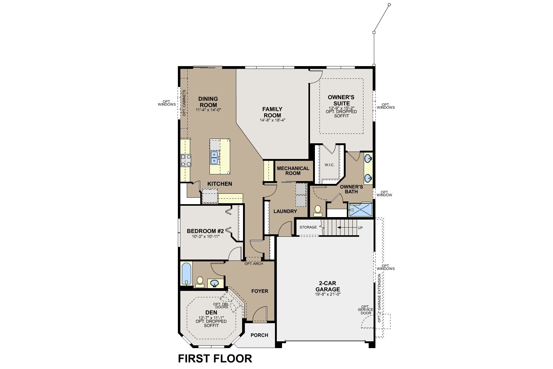 Cedarwood First Floor Floorplan