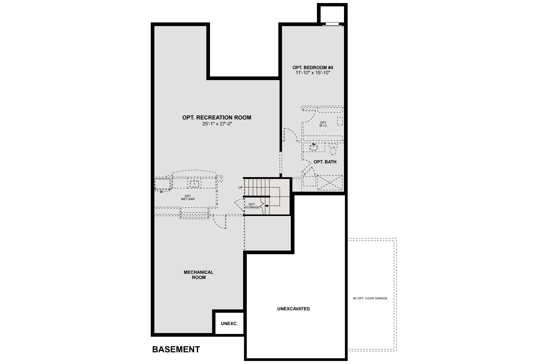 Sycamore II Basement Floorplan 