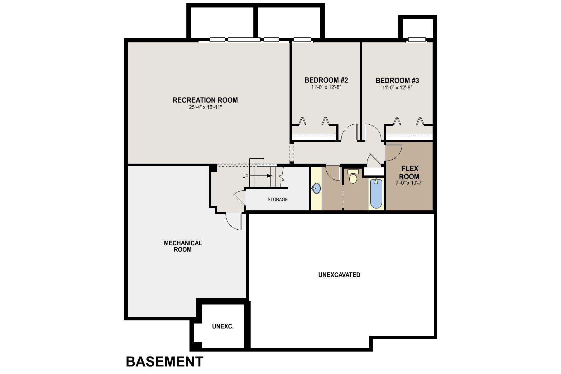 Langford Lower Level Floorplan 