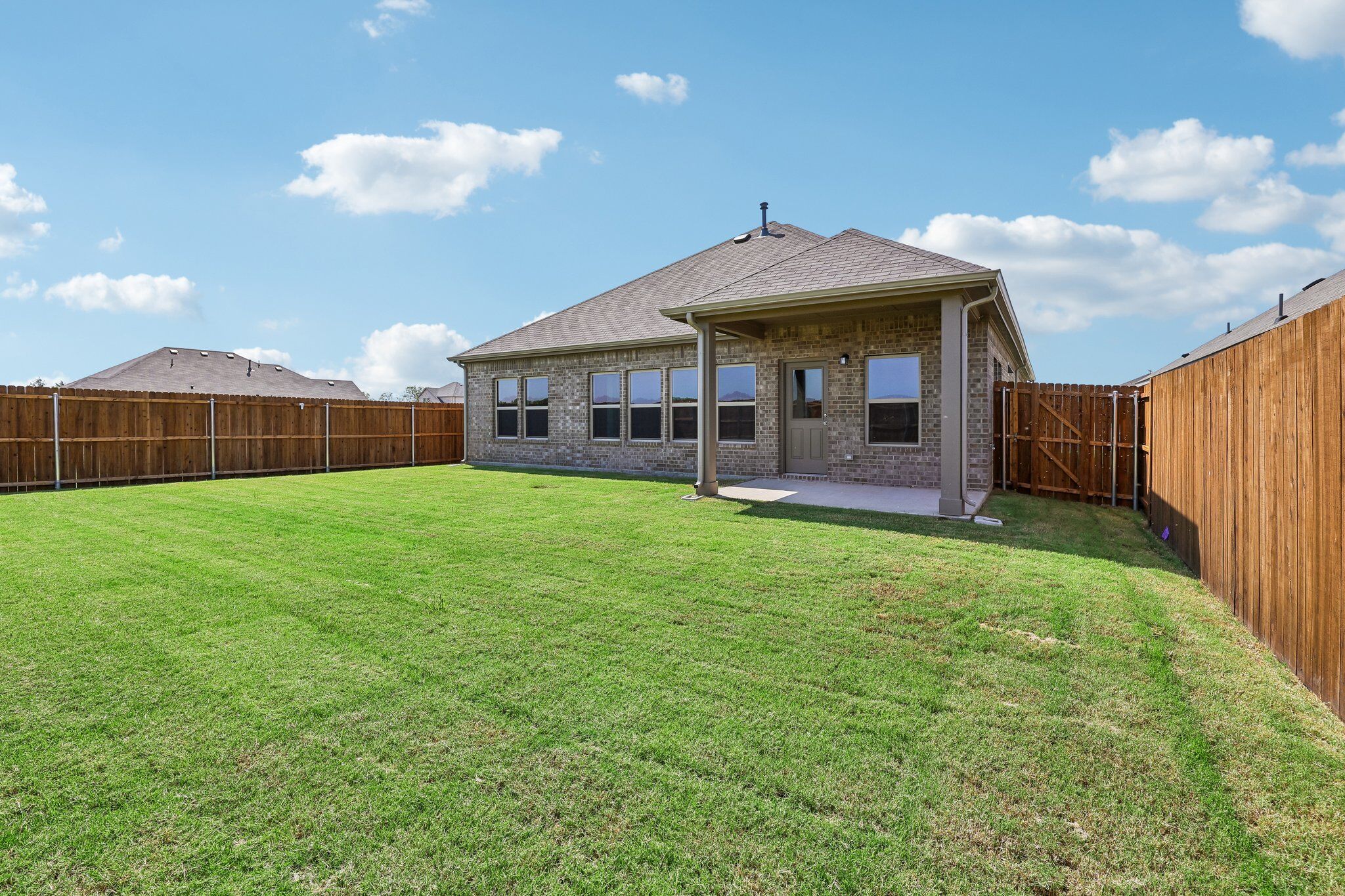 Covered patio