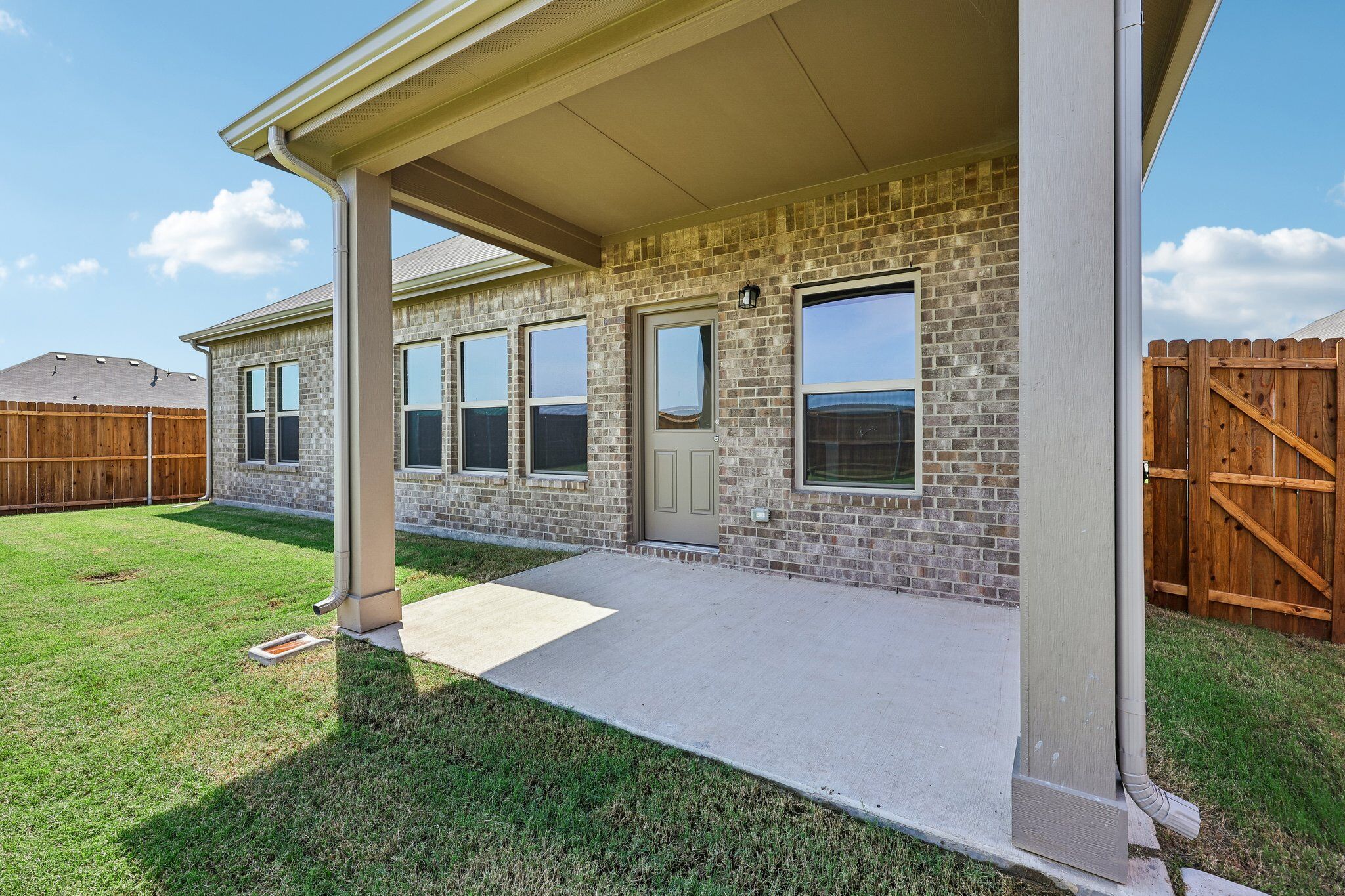 Covered patio