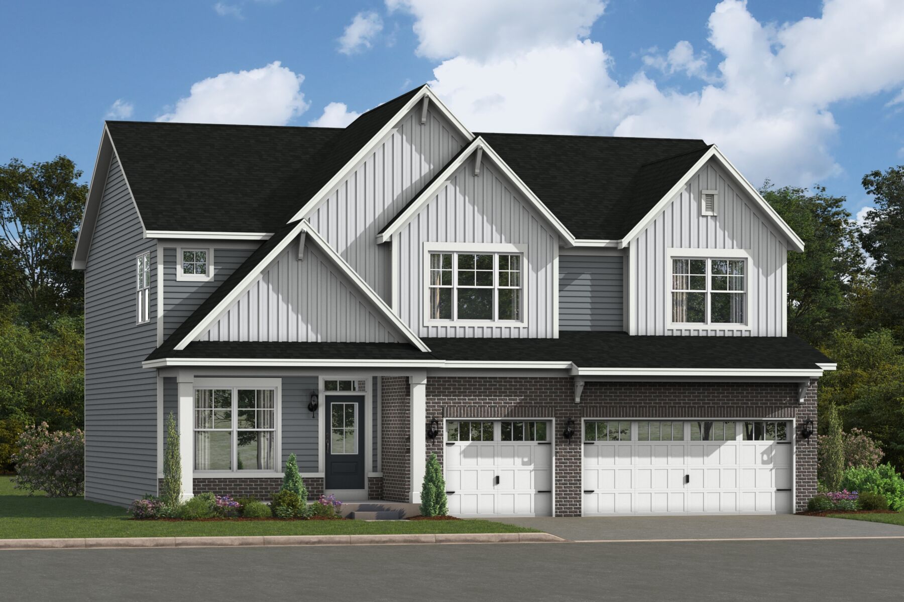 Essex Elevation New England Cottage 