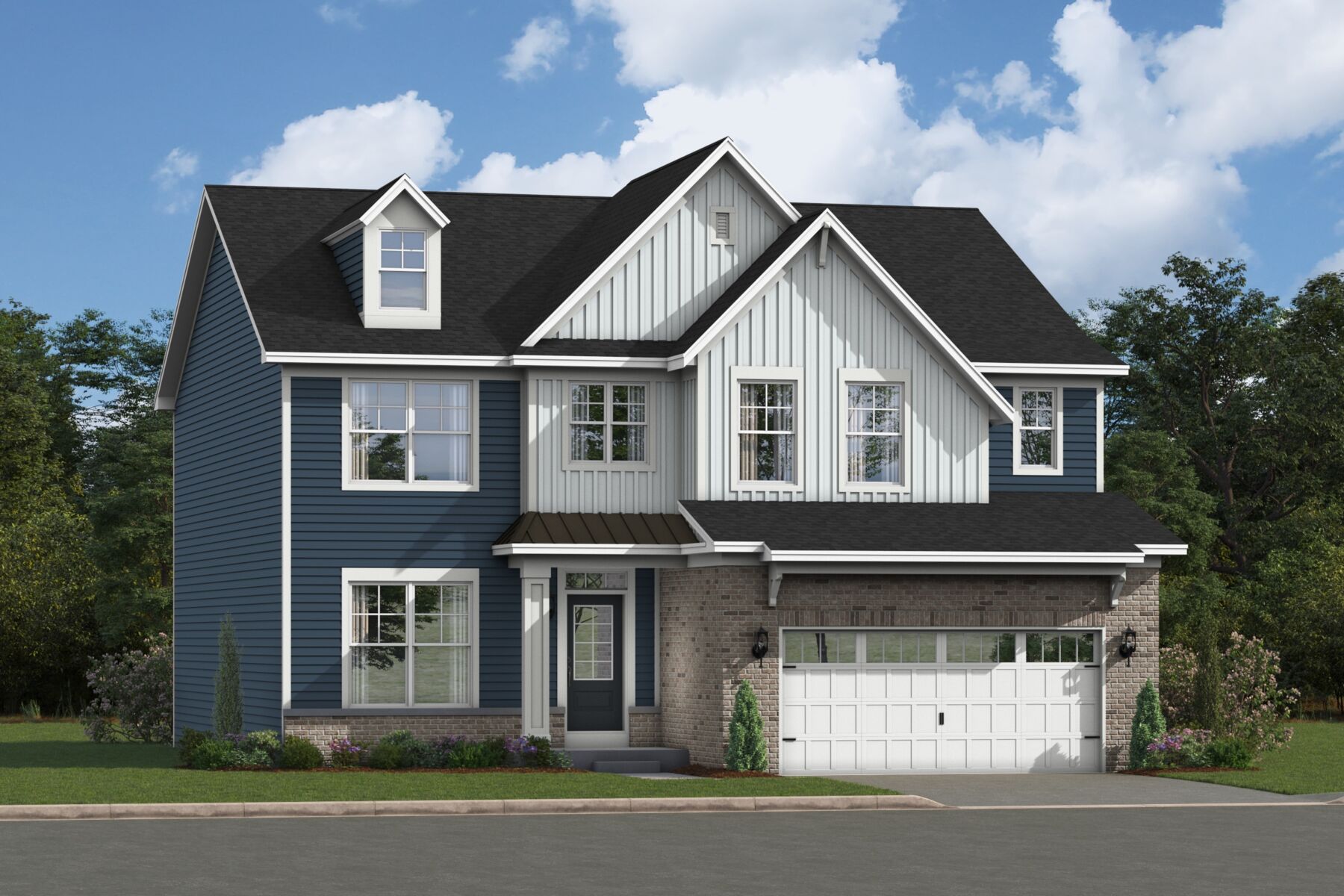 Easton Elevation New England Cottage 