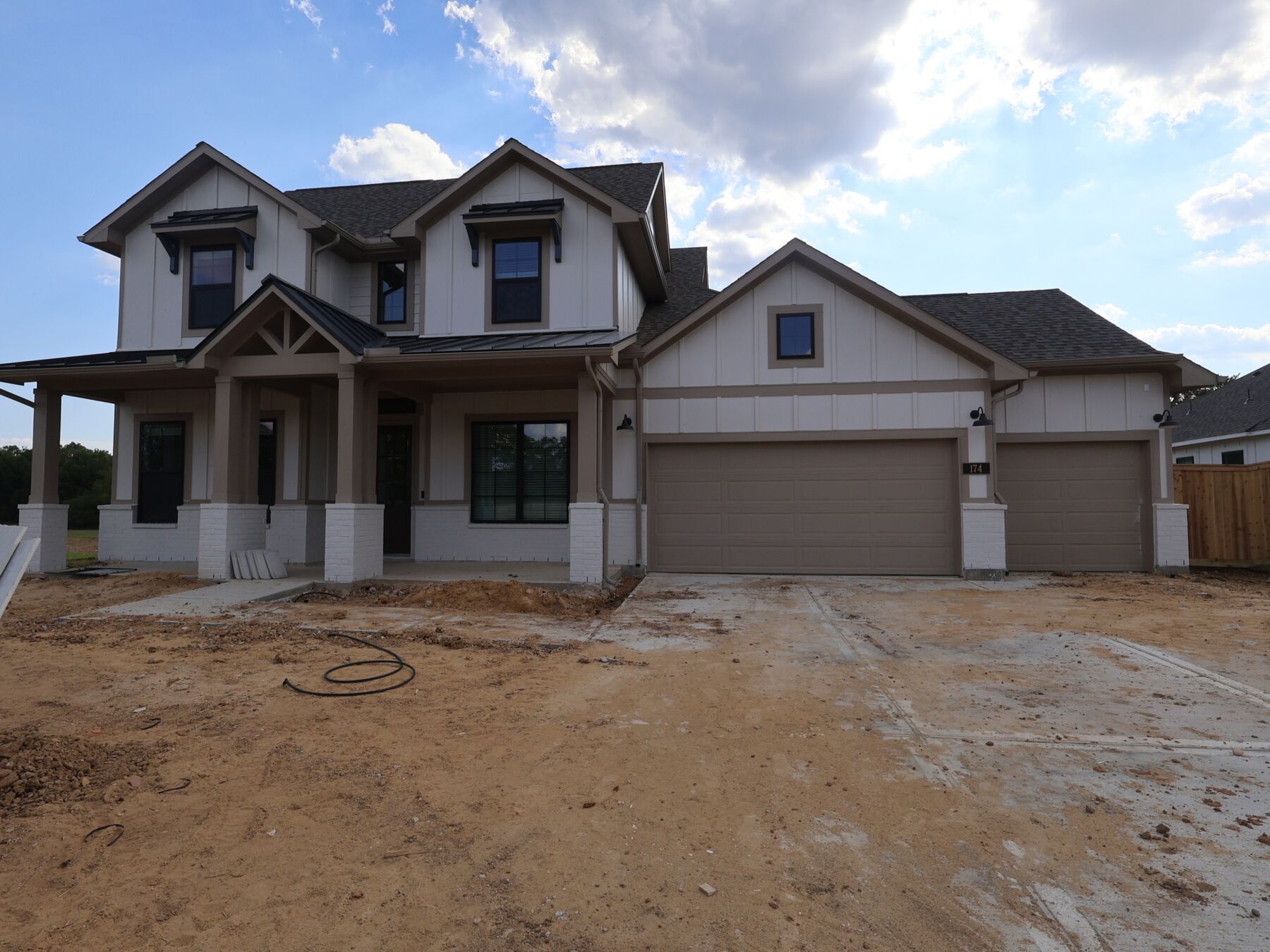 This home — photograph published by the builder
