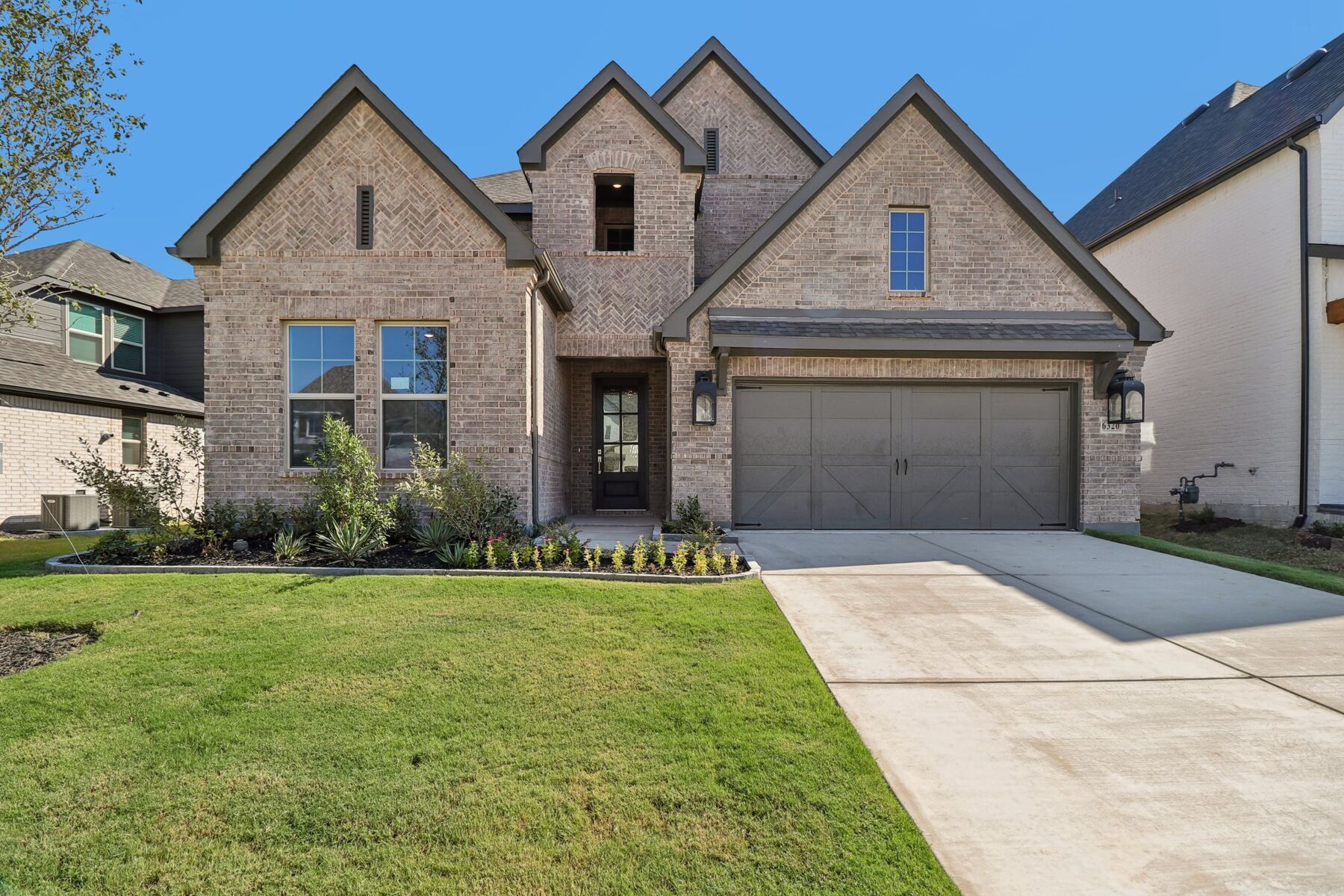 This home — photograph published by the builder