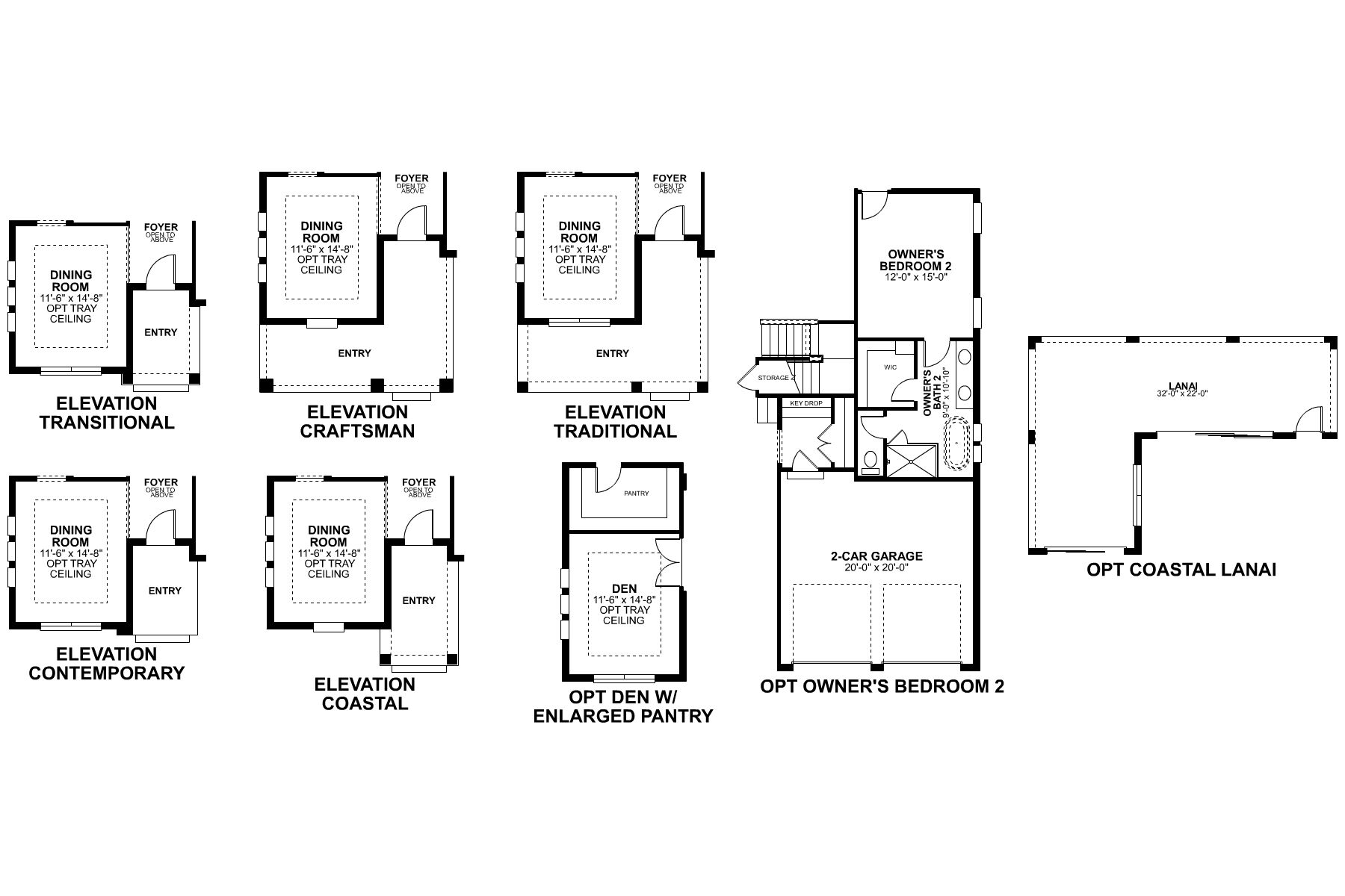 Newport First Floor Options