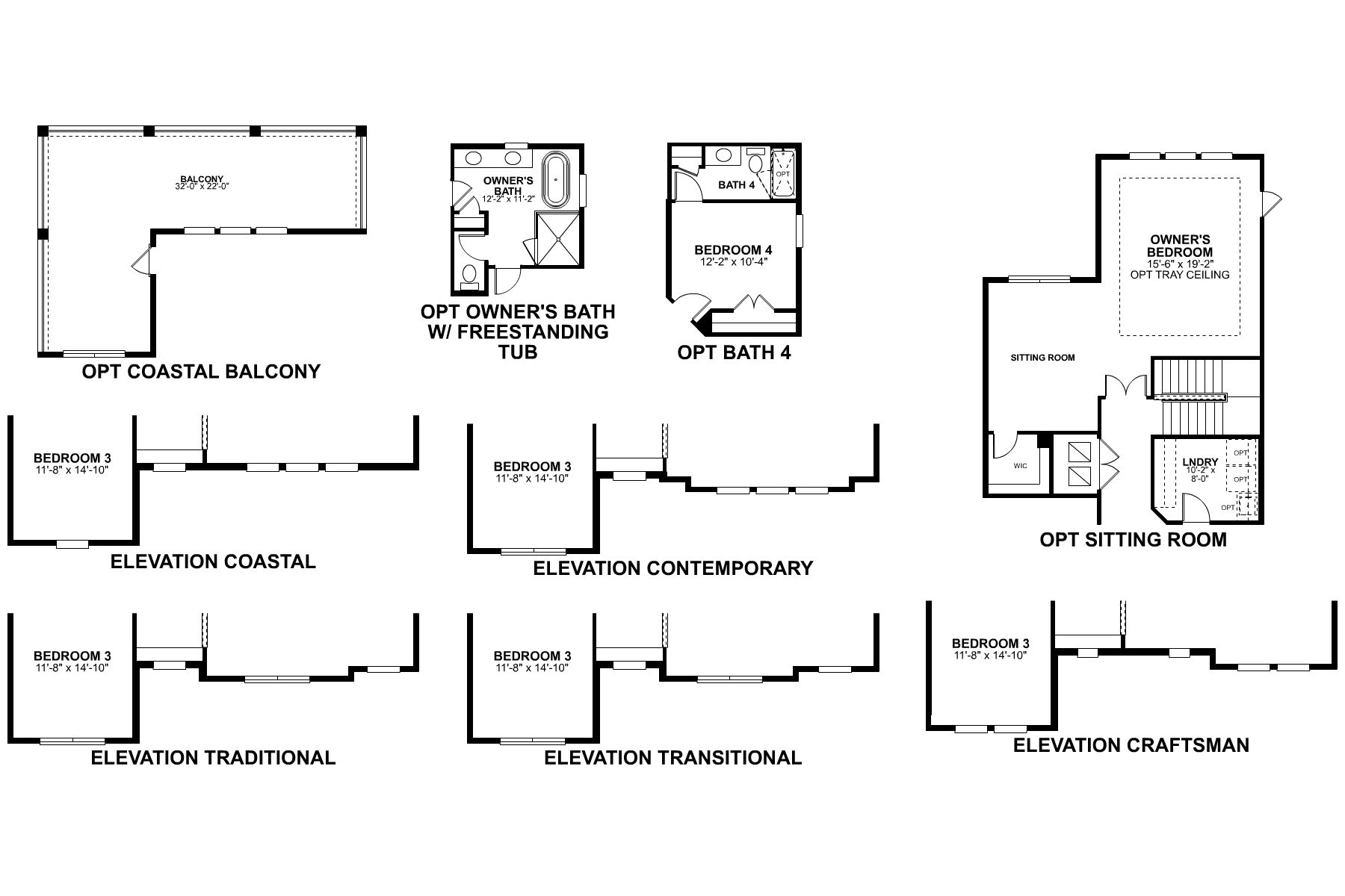 Newport Second Floor Options