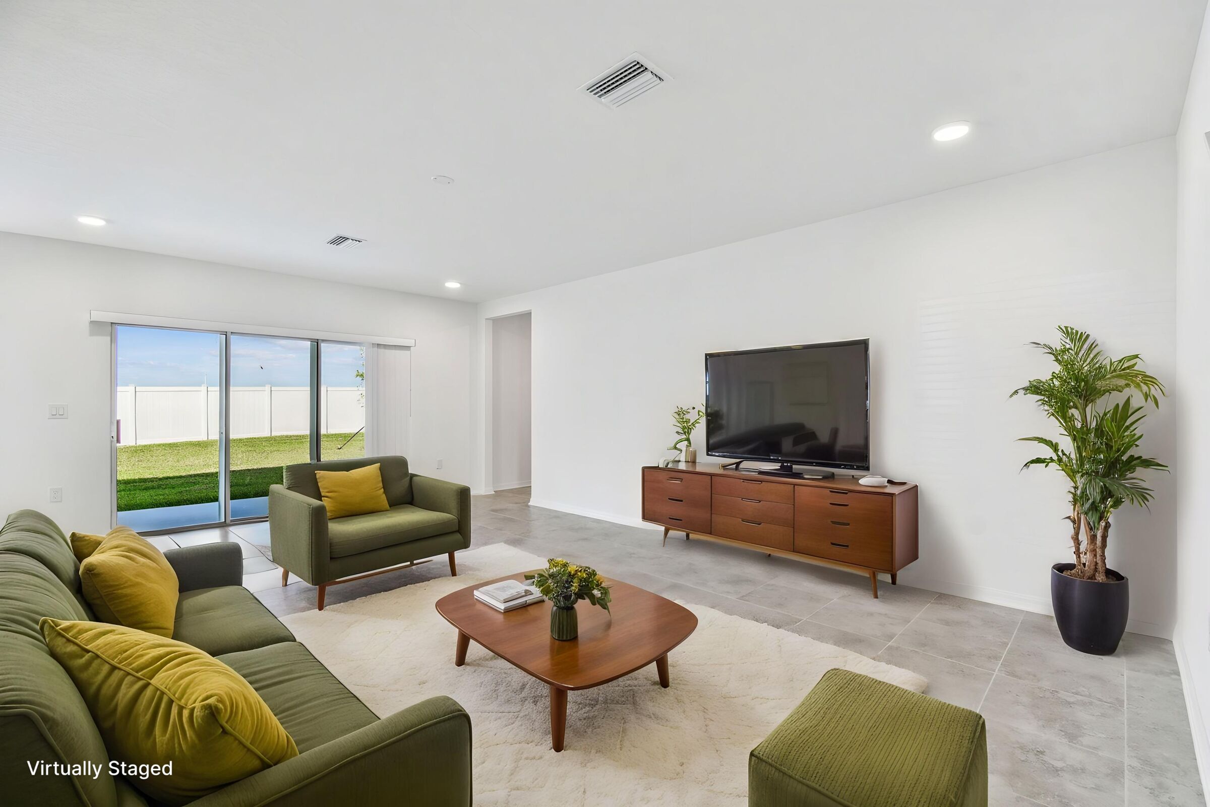 Family Room - Virtually Staged