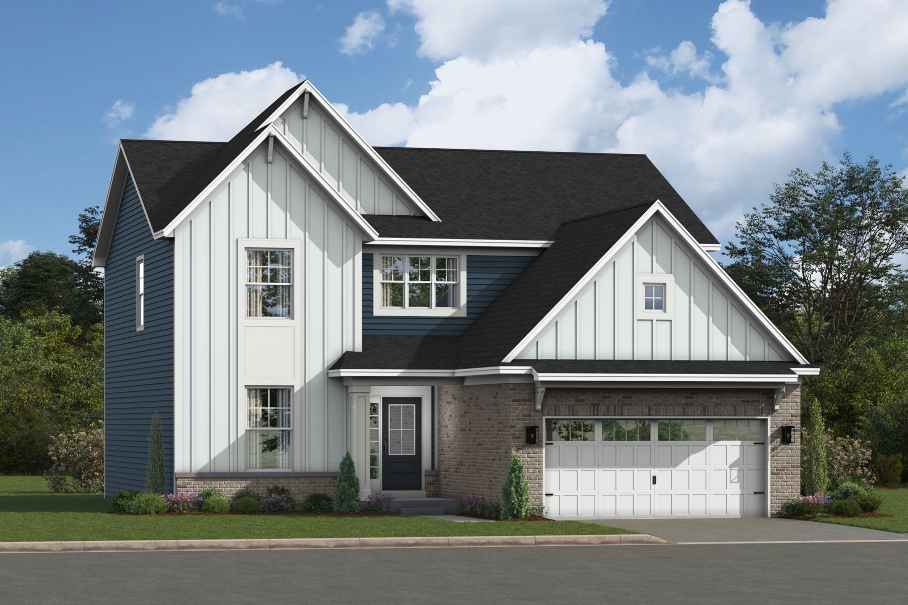 Barclay Elevation New England Cottage