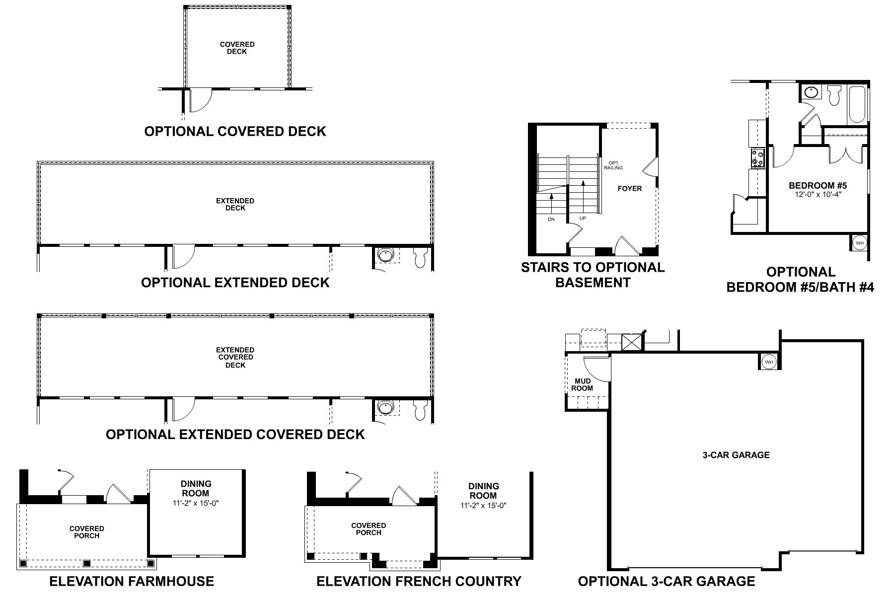 Hawthorne First Floor Options