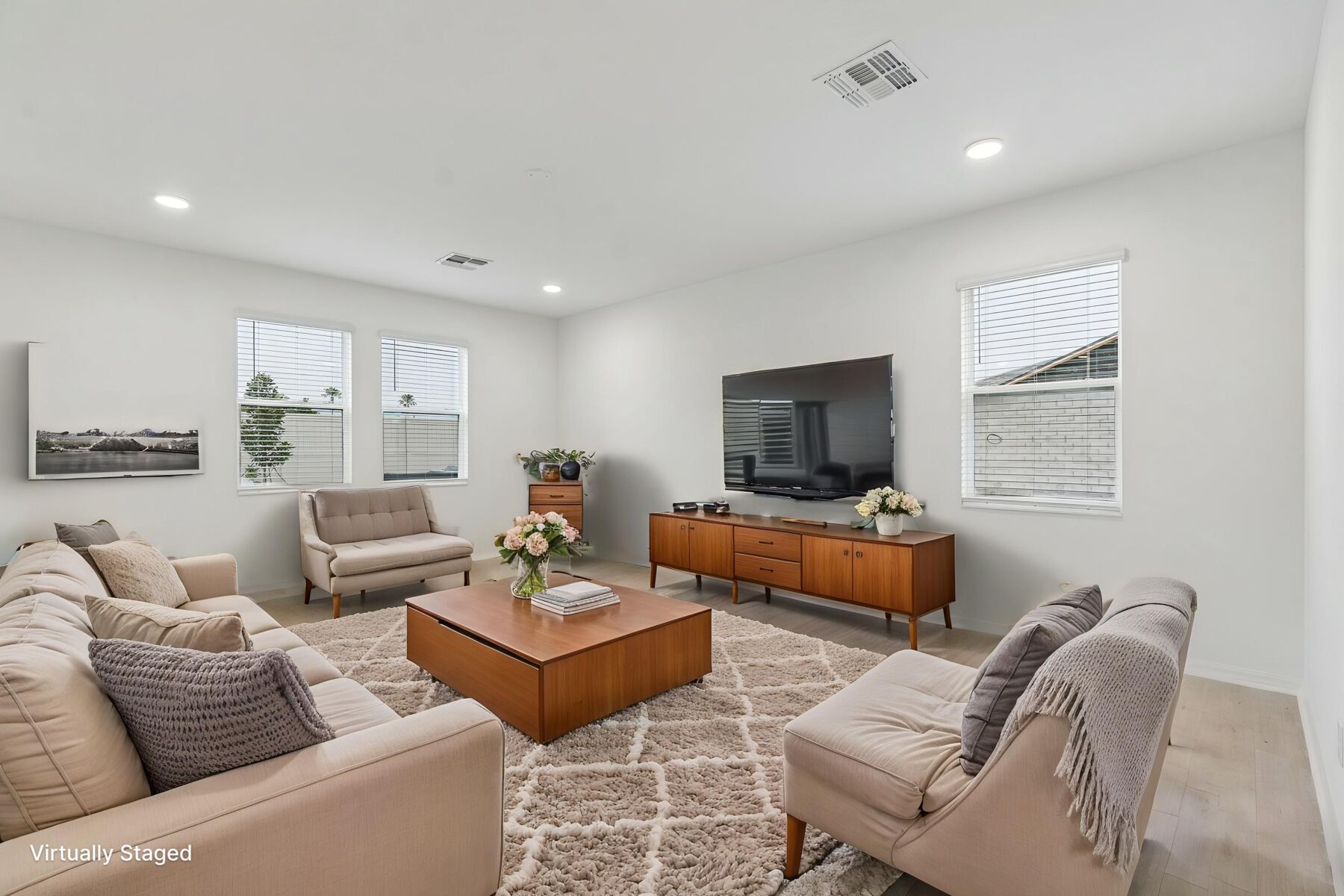 Family Room - Virtually Staged