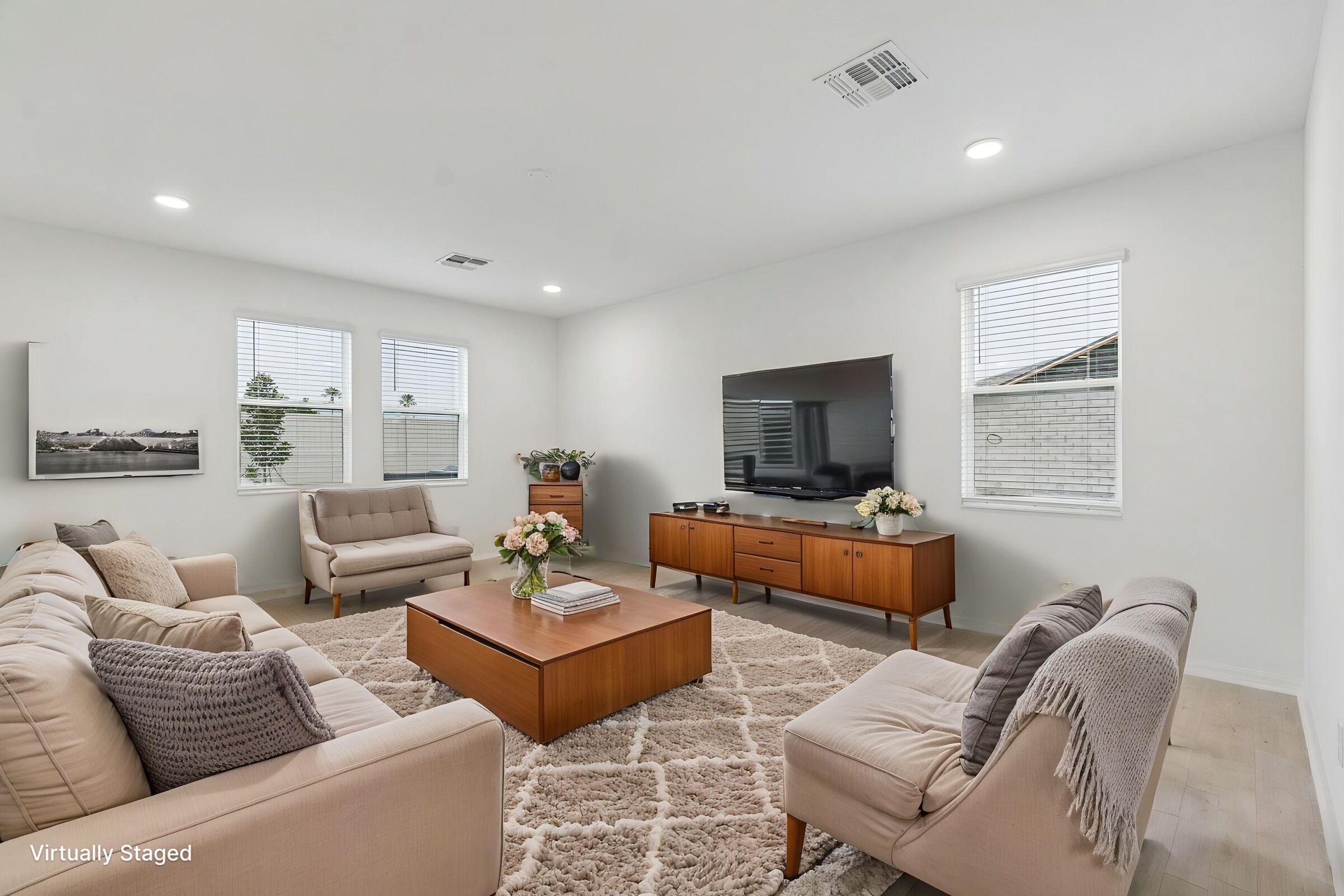 Family Room - Virtually Staged