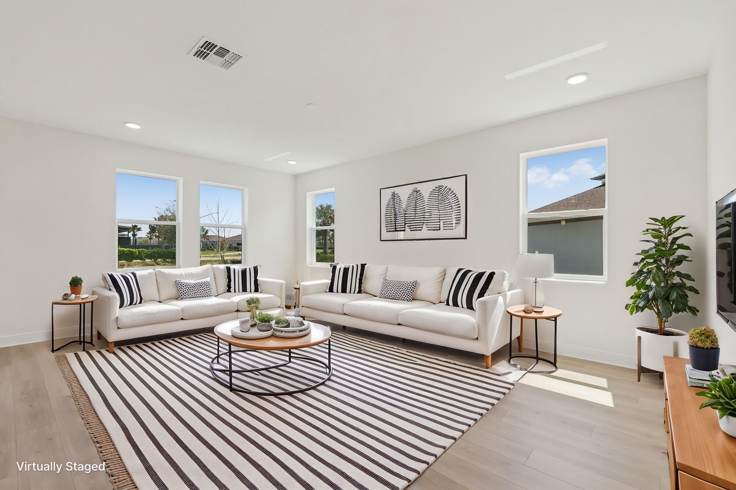 Family Room - Virtually Staged