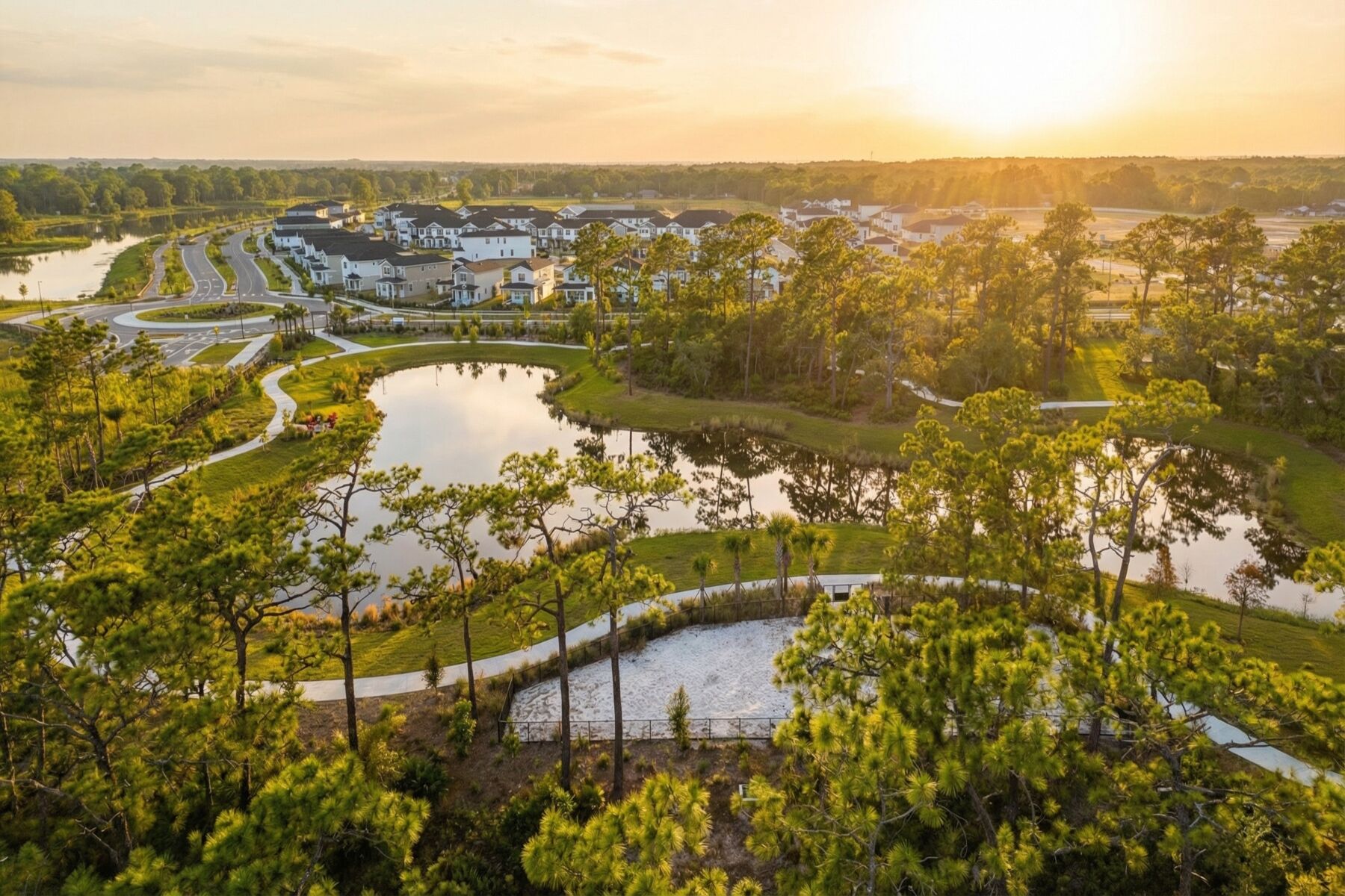 Center Lake on the Park
