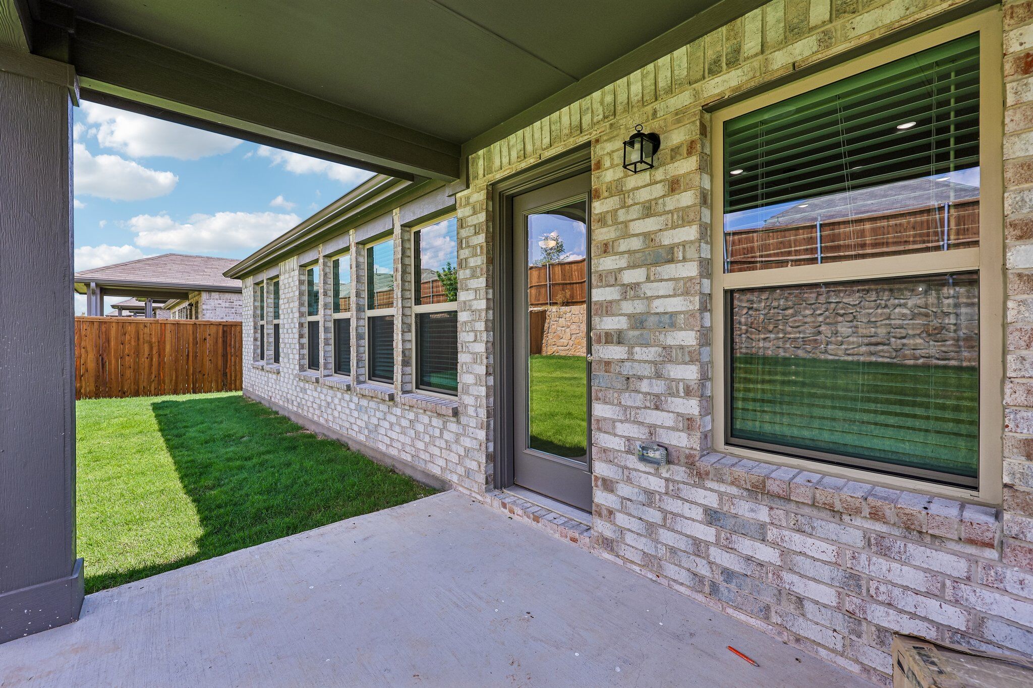 Covered patio