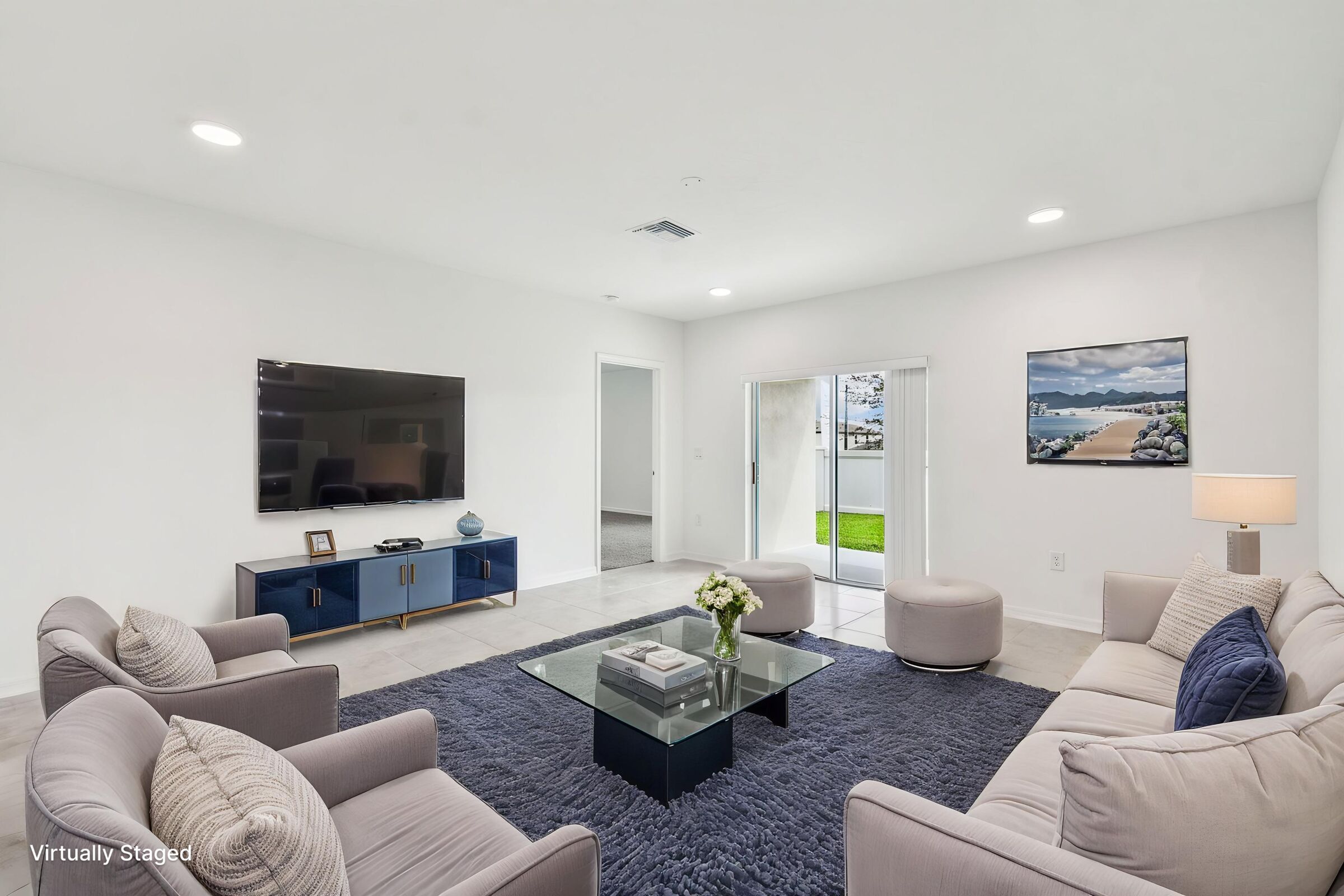 Family Room - Virtually Staged