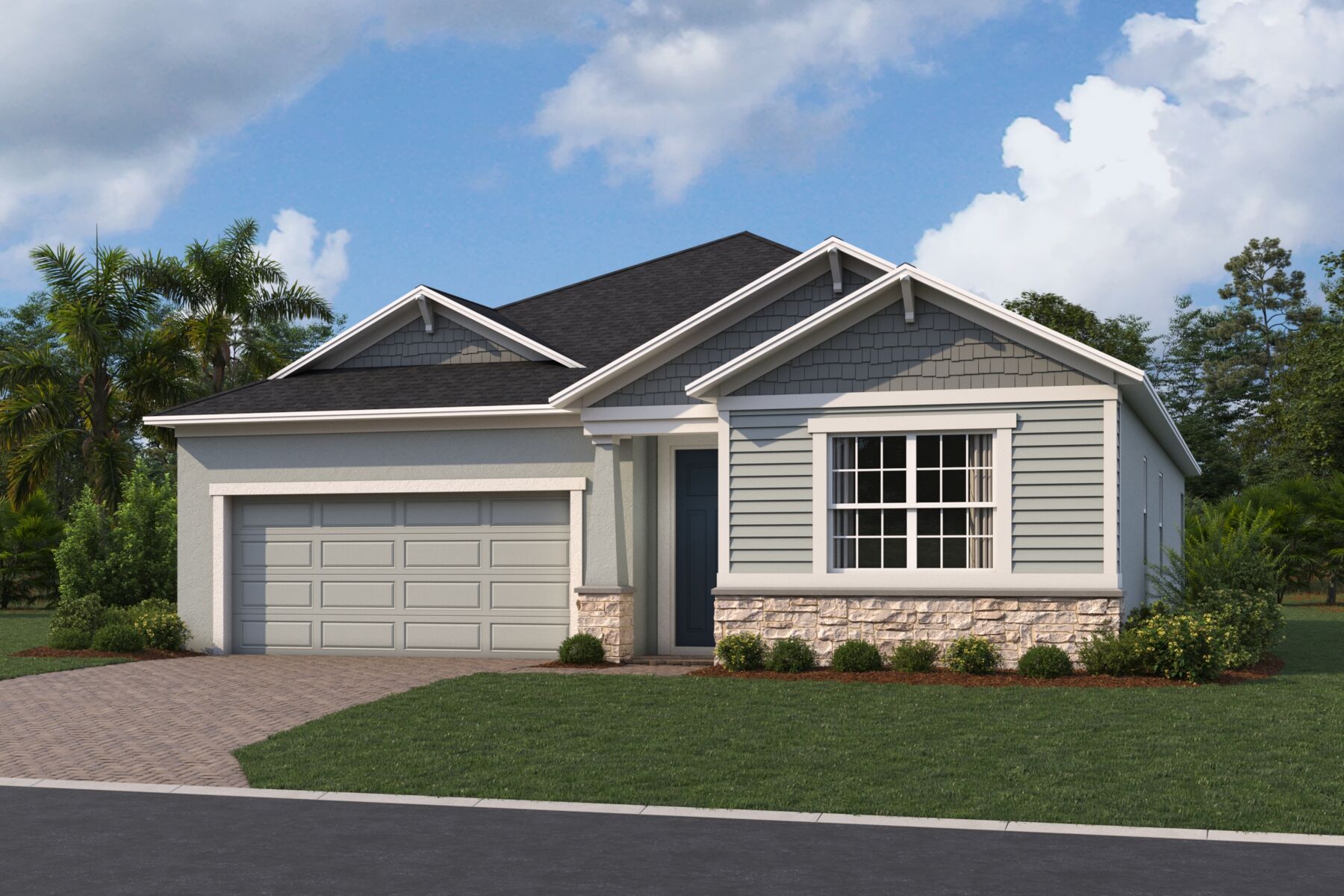 Huntington II Elevation  Craftman