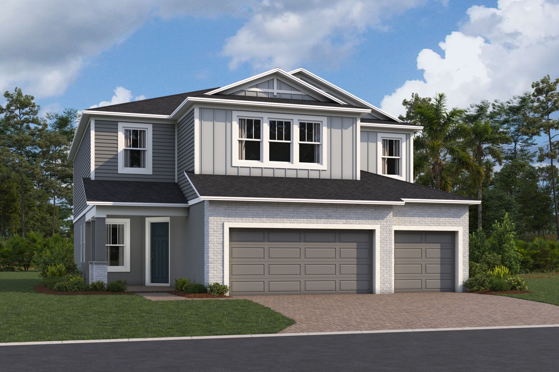 Lancaster Elevation  Moderncountry