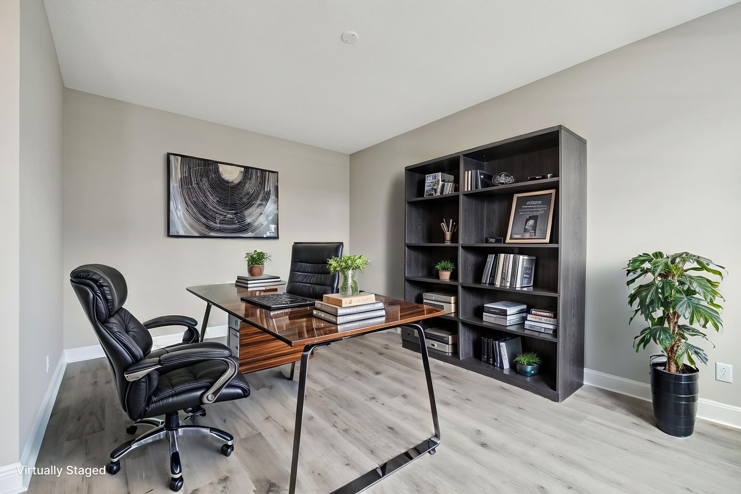 Den - Virtually Staged