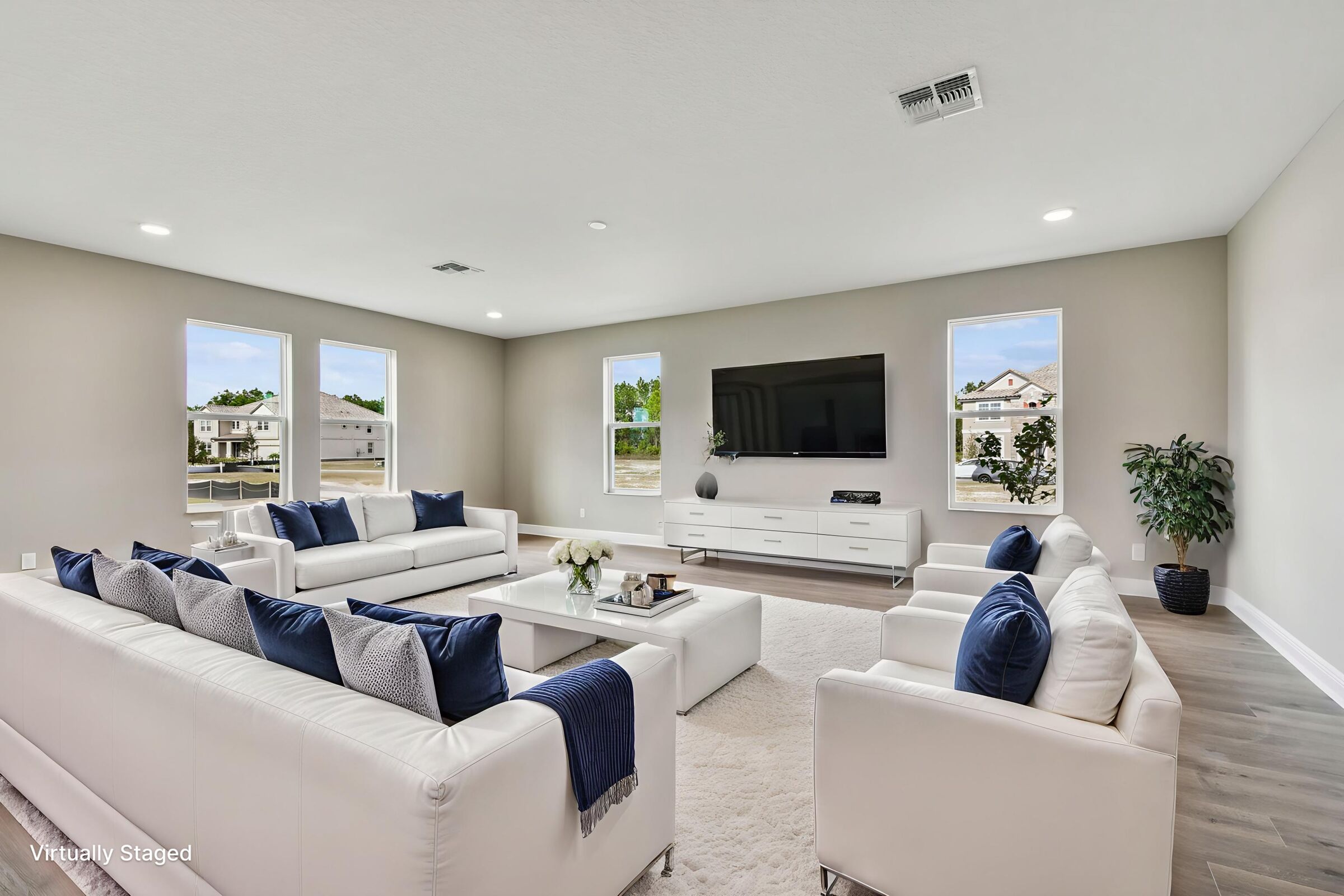 Family Room - Virtually Staged