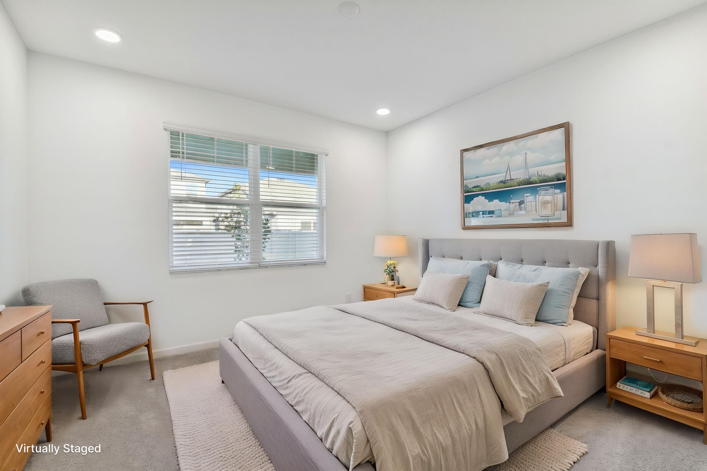 Owner's Bedroom - Virtually Staged