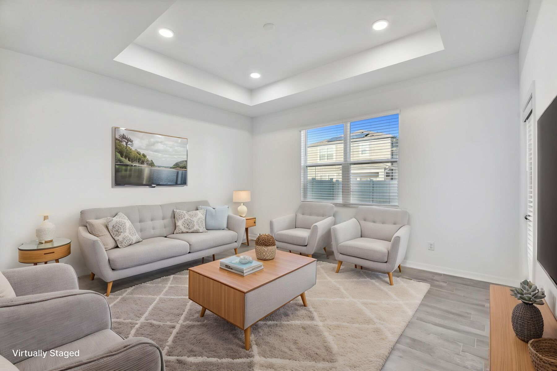 Family Room - Virtually Staged