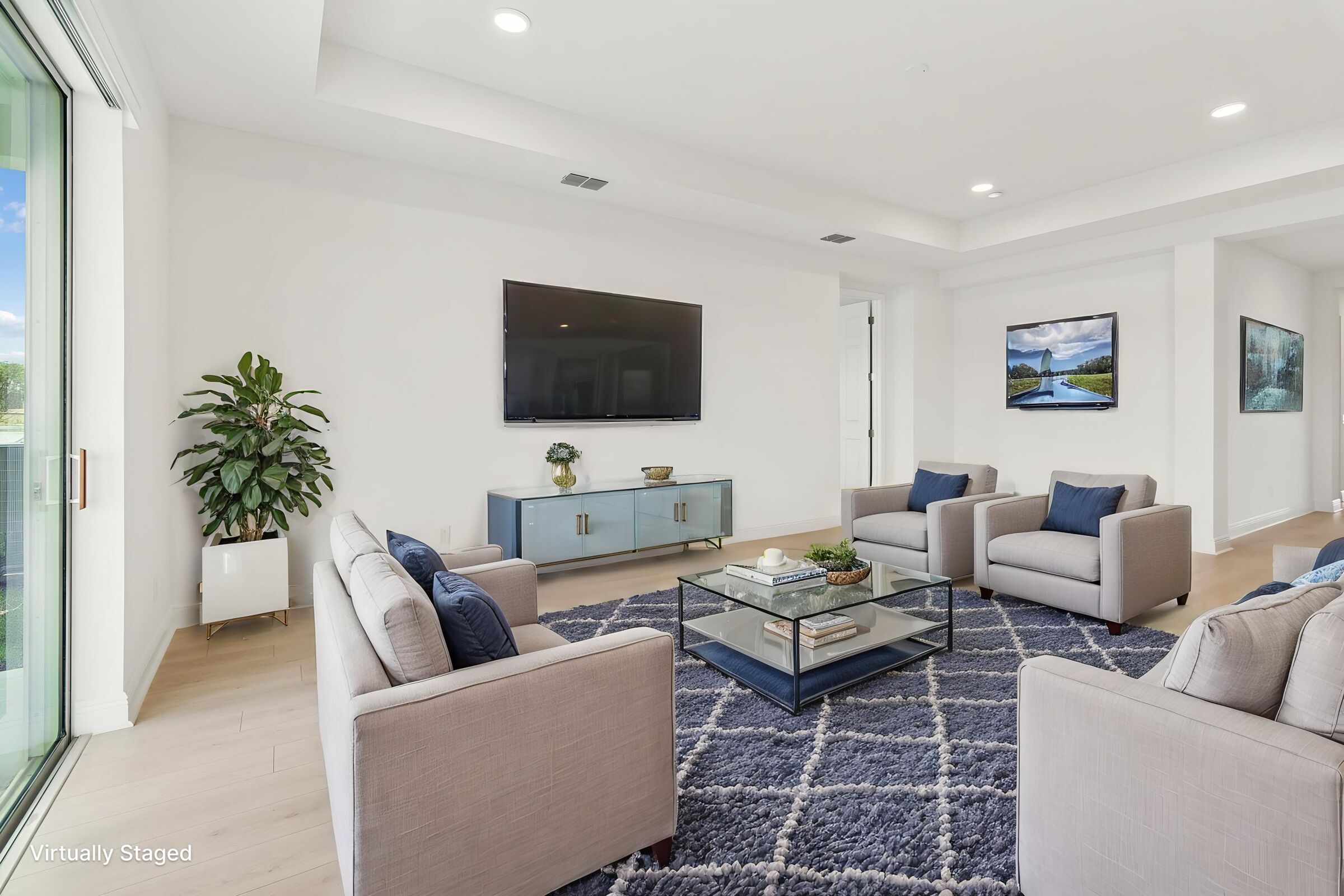 Family Room - Virtually Staged