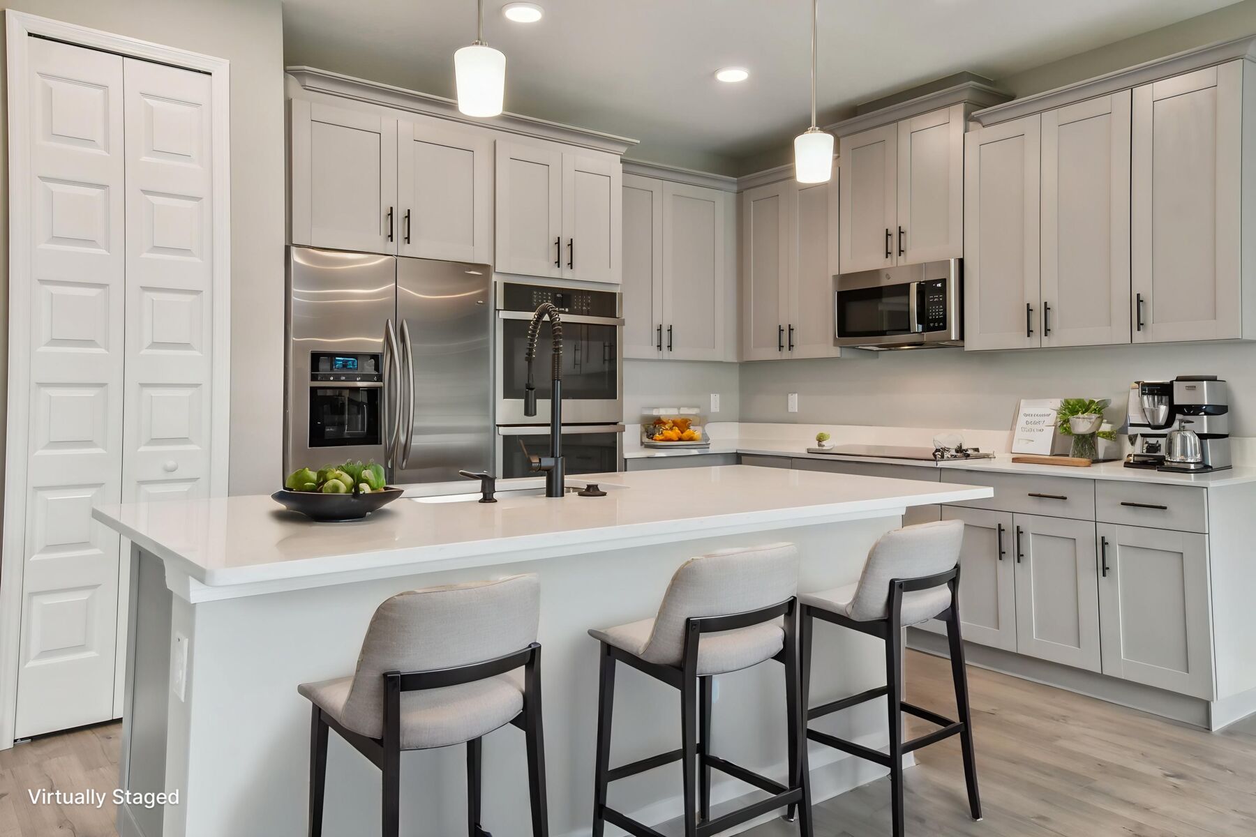 Kitchen -Virtually Staged