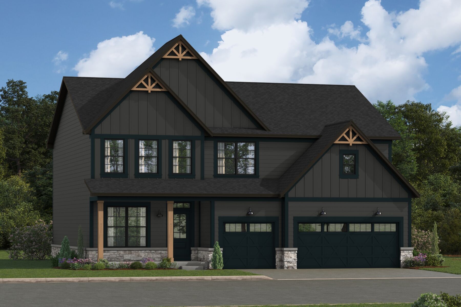 Essex Elevation Urban Farmhouse