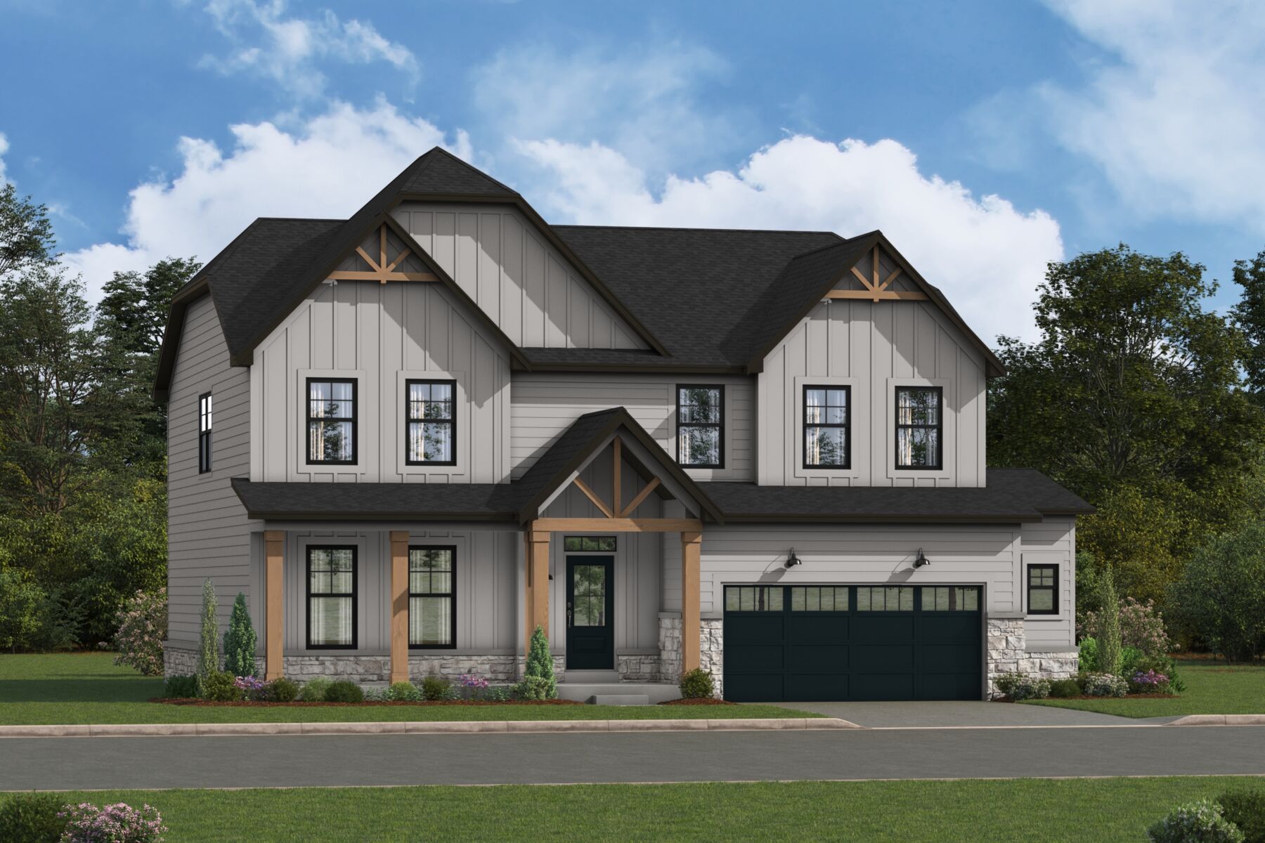 Fairchild Elevation Rustic Farmhouse